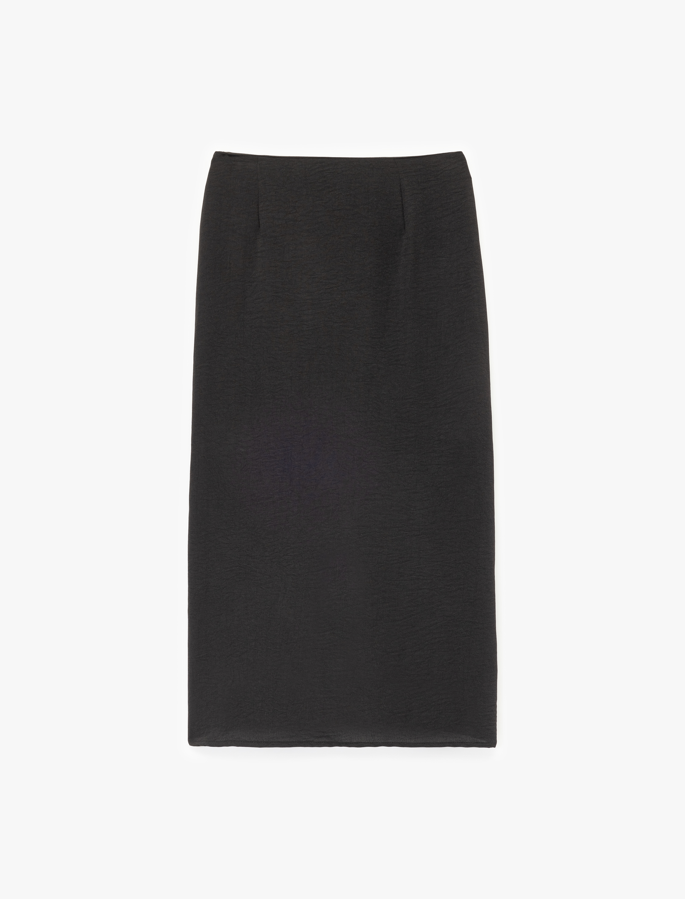   Metal Aksesuarlı Kruvaze Midi Etek