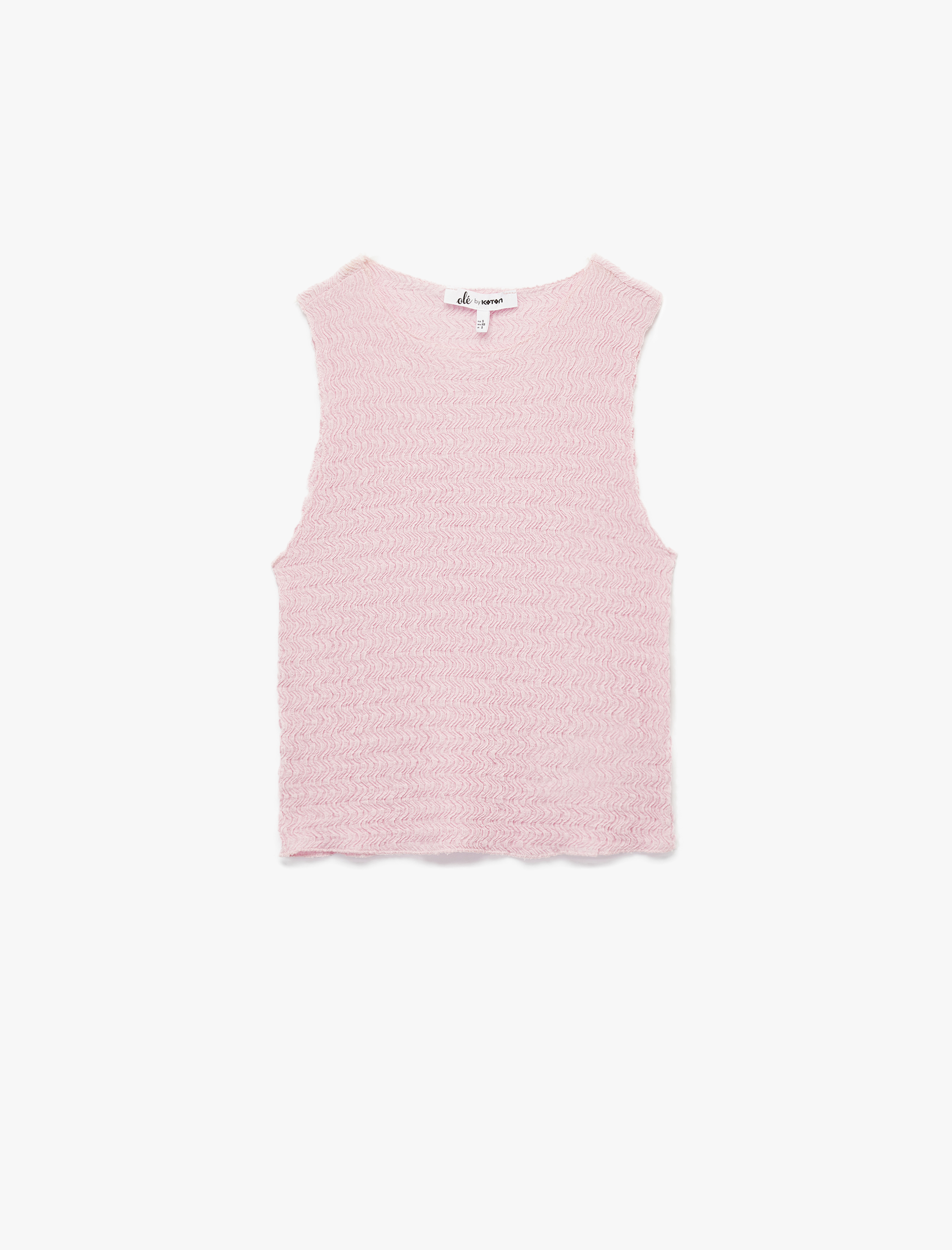   Kolsuz Bisiklet Yaka Bürümcük Bluz