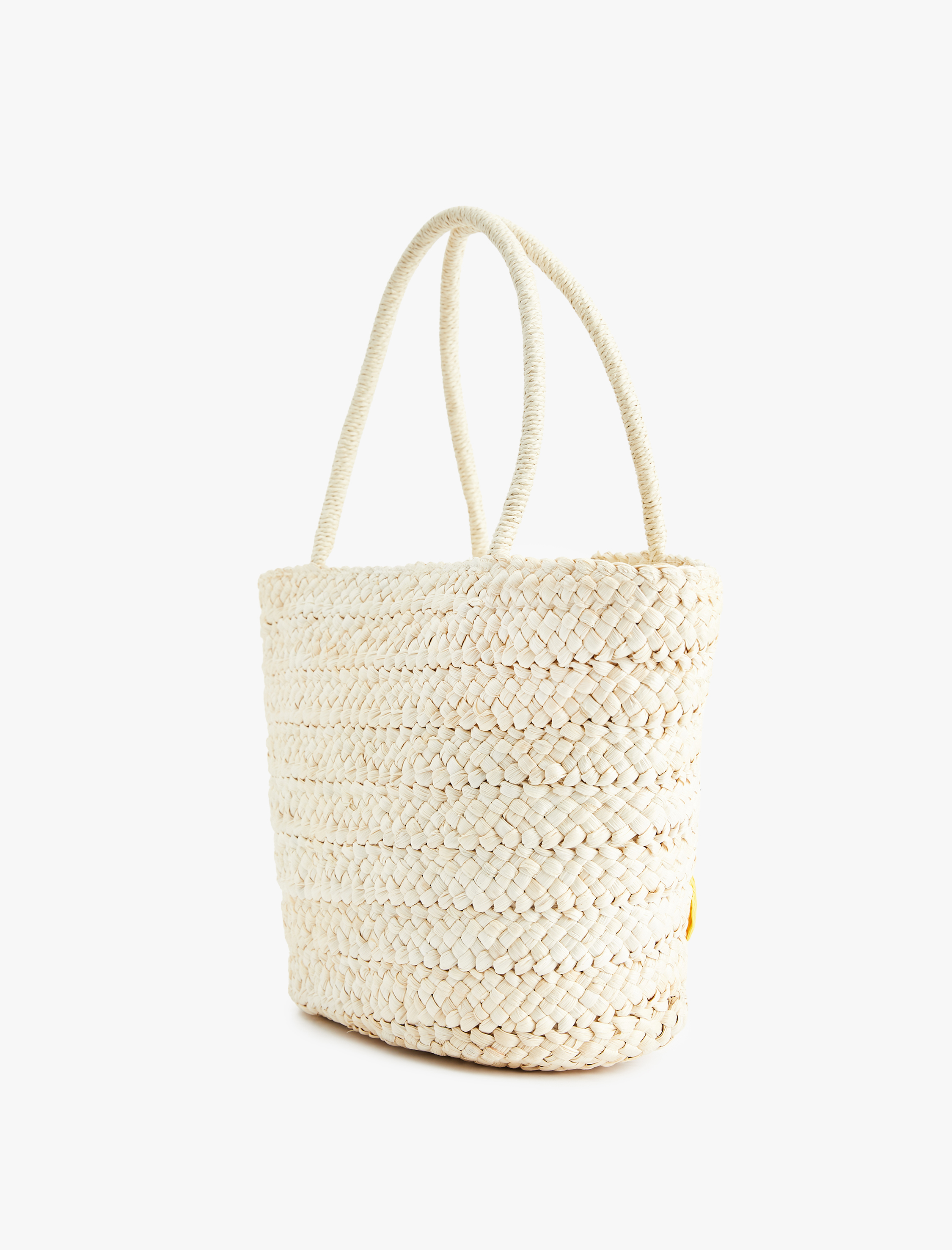  Kadın Meyve İşleme Detaylı Tote Hasır Çanta