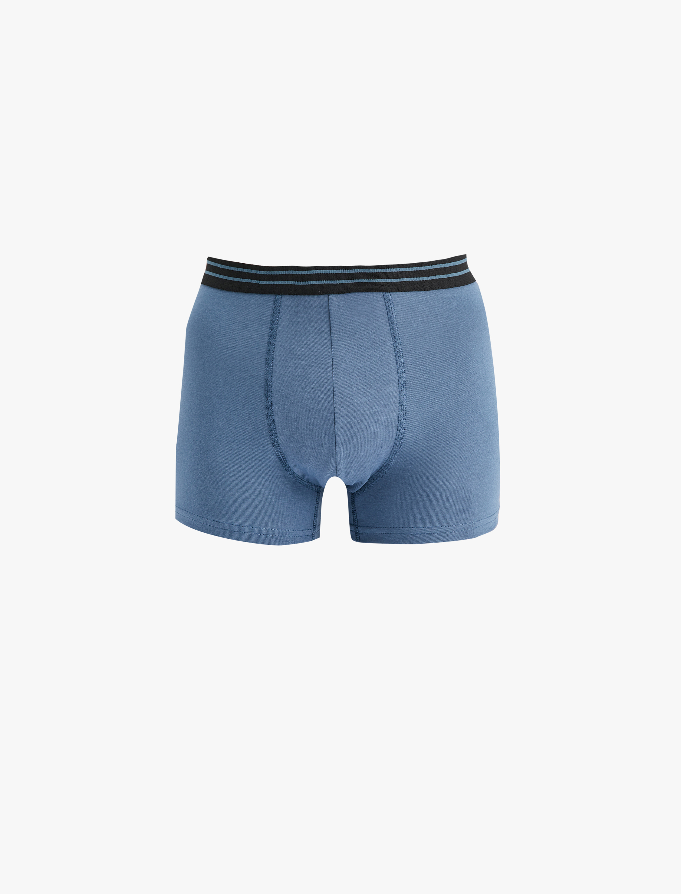   Pamuklu Regular Fit Şerit Detaylı 3'lü Boxer Seti