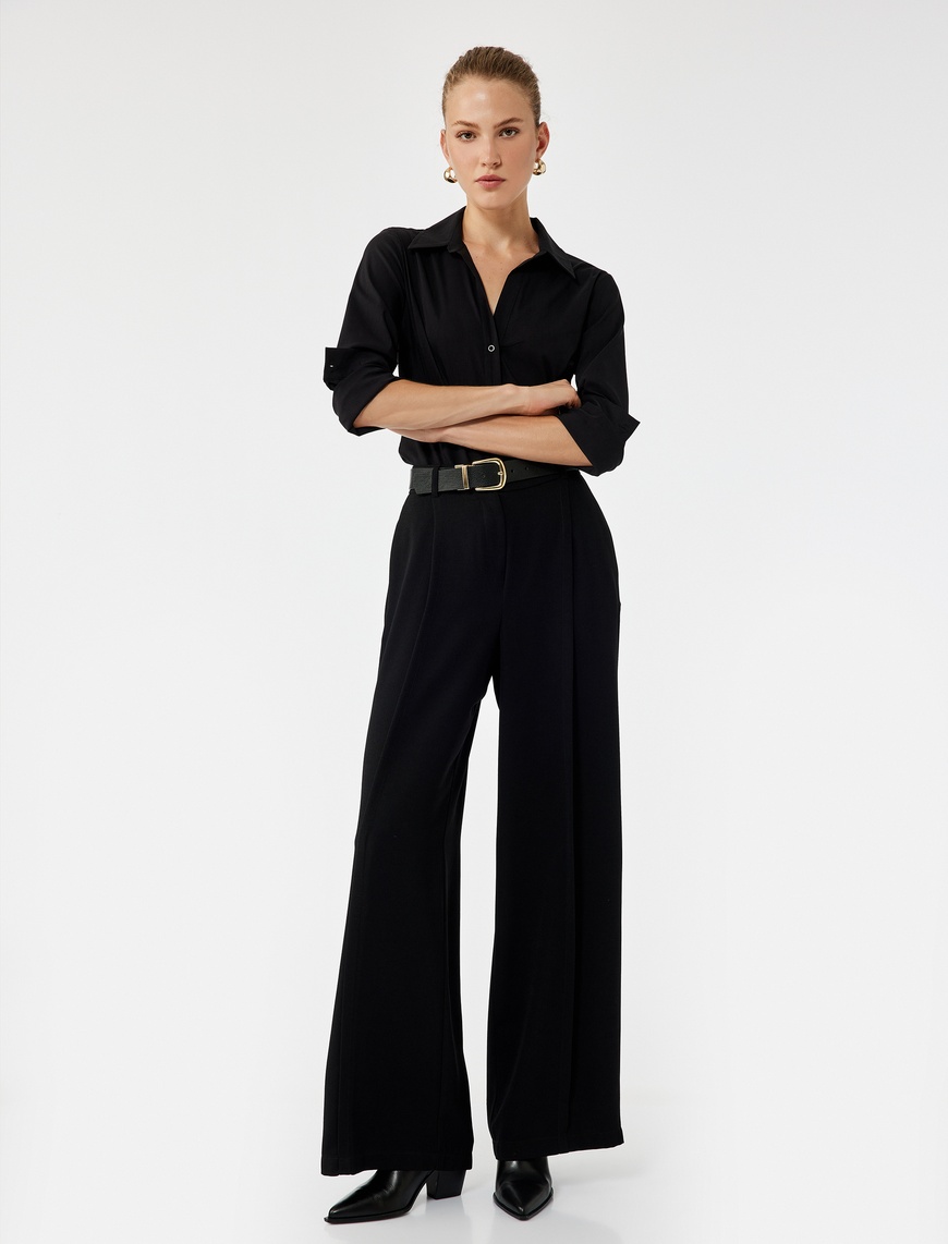  Uzun Kollu Klasik Yaka Slim Fit Gömlek