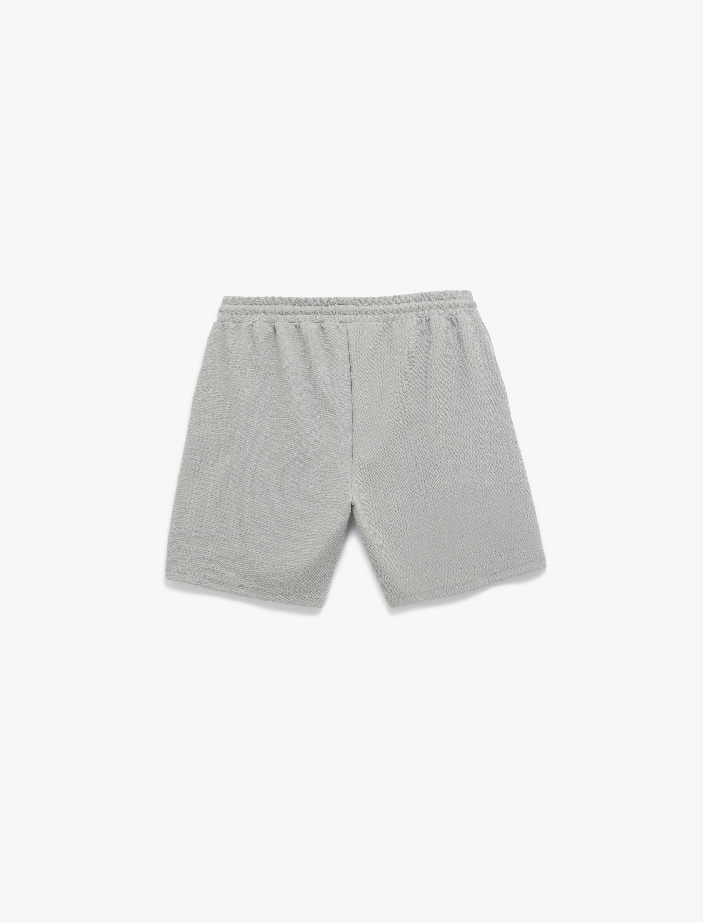   Cep Detaylı Beli Bağcıklı Bermuda Şort