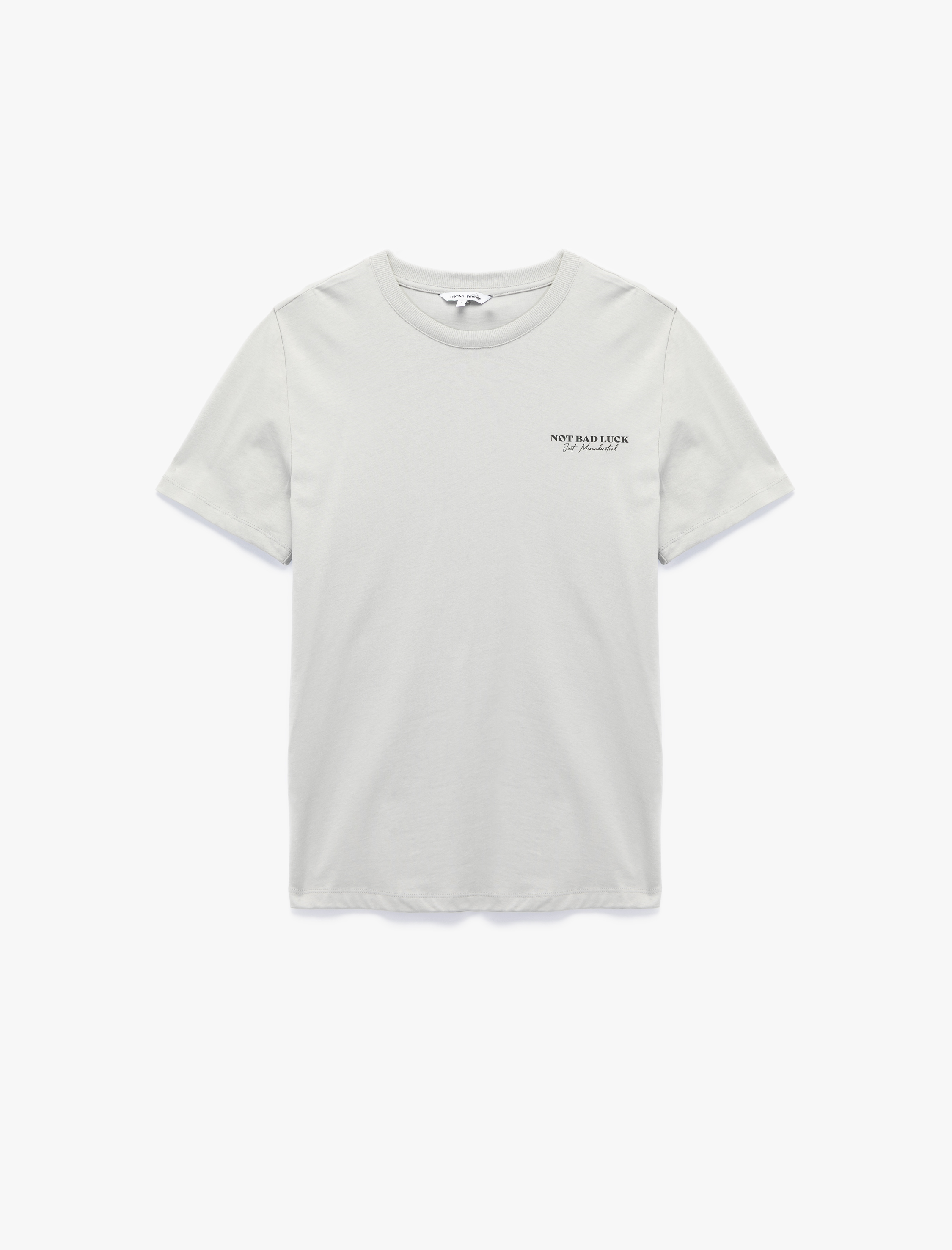 Regular Fit Kısa Kollu Bisiklet Yaka Pamuklu Arkası Baskılı Tişört