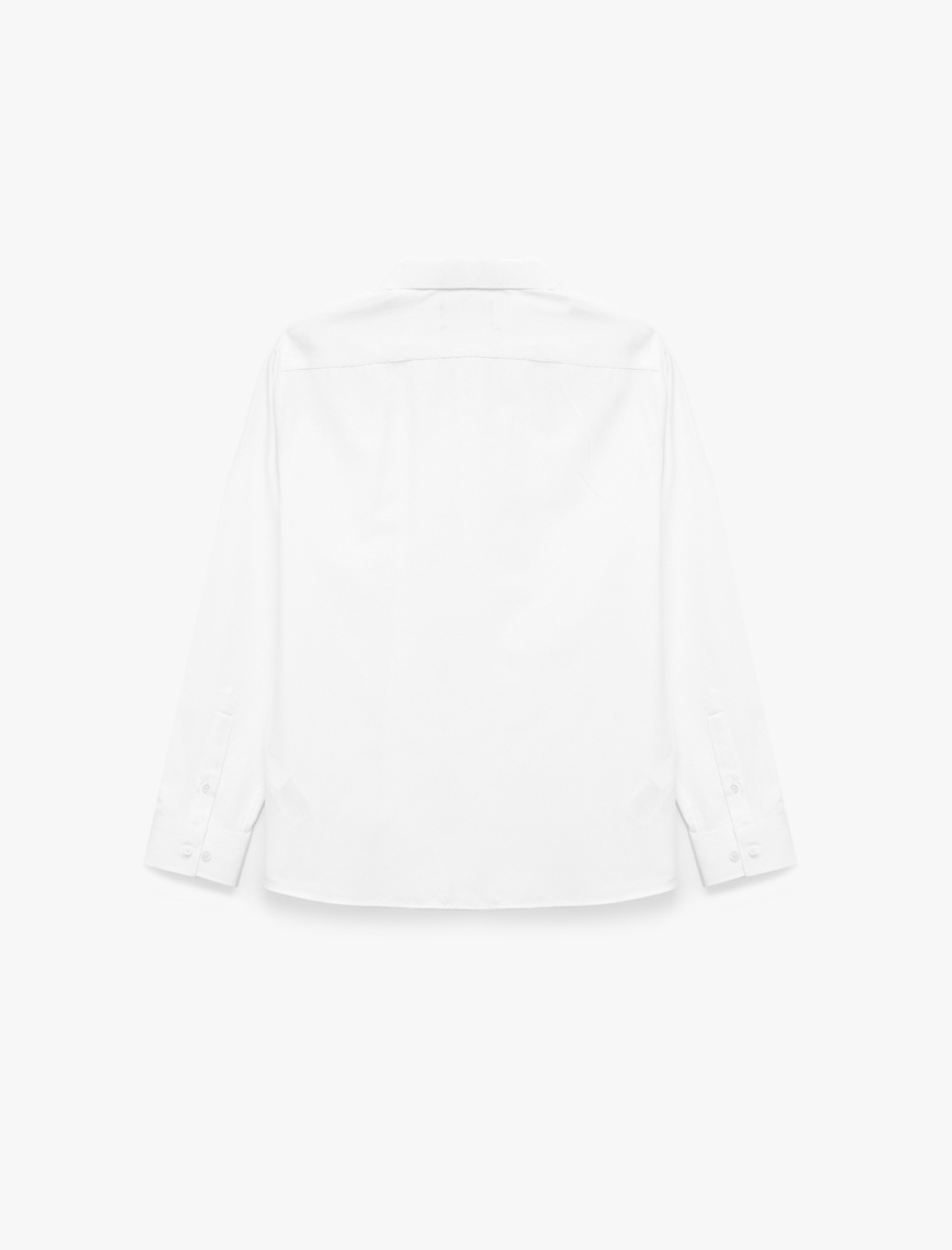   Regular Fit Klasik Yaka Uzun Kollu Oxford Gömlek