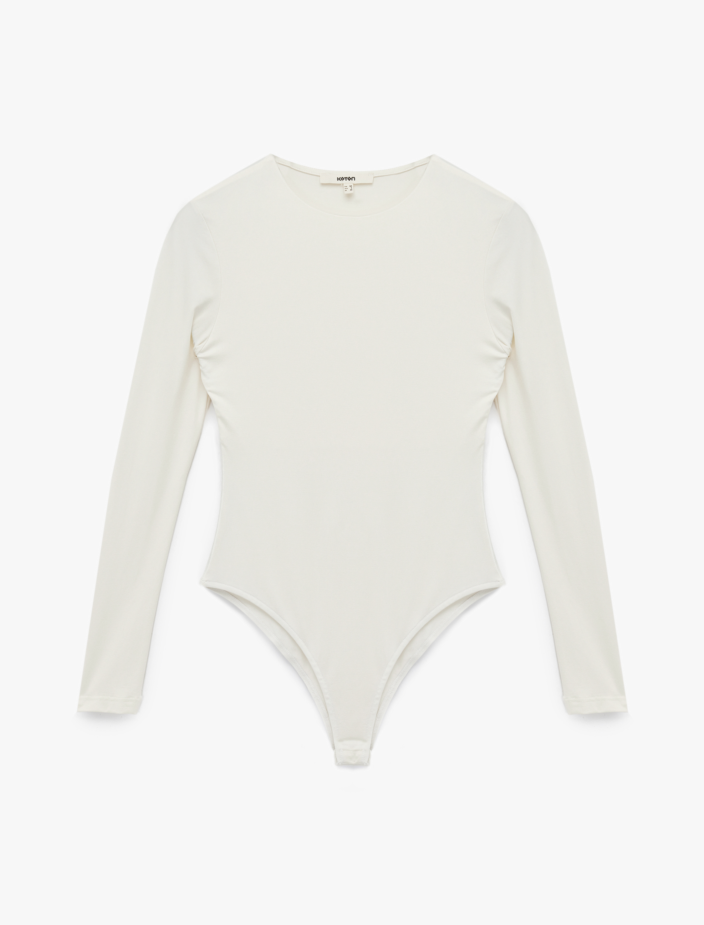   Slim Fit Uzun Kollu Bisiklet Yaka Bodysuit