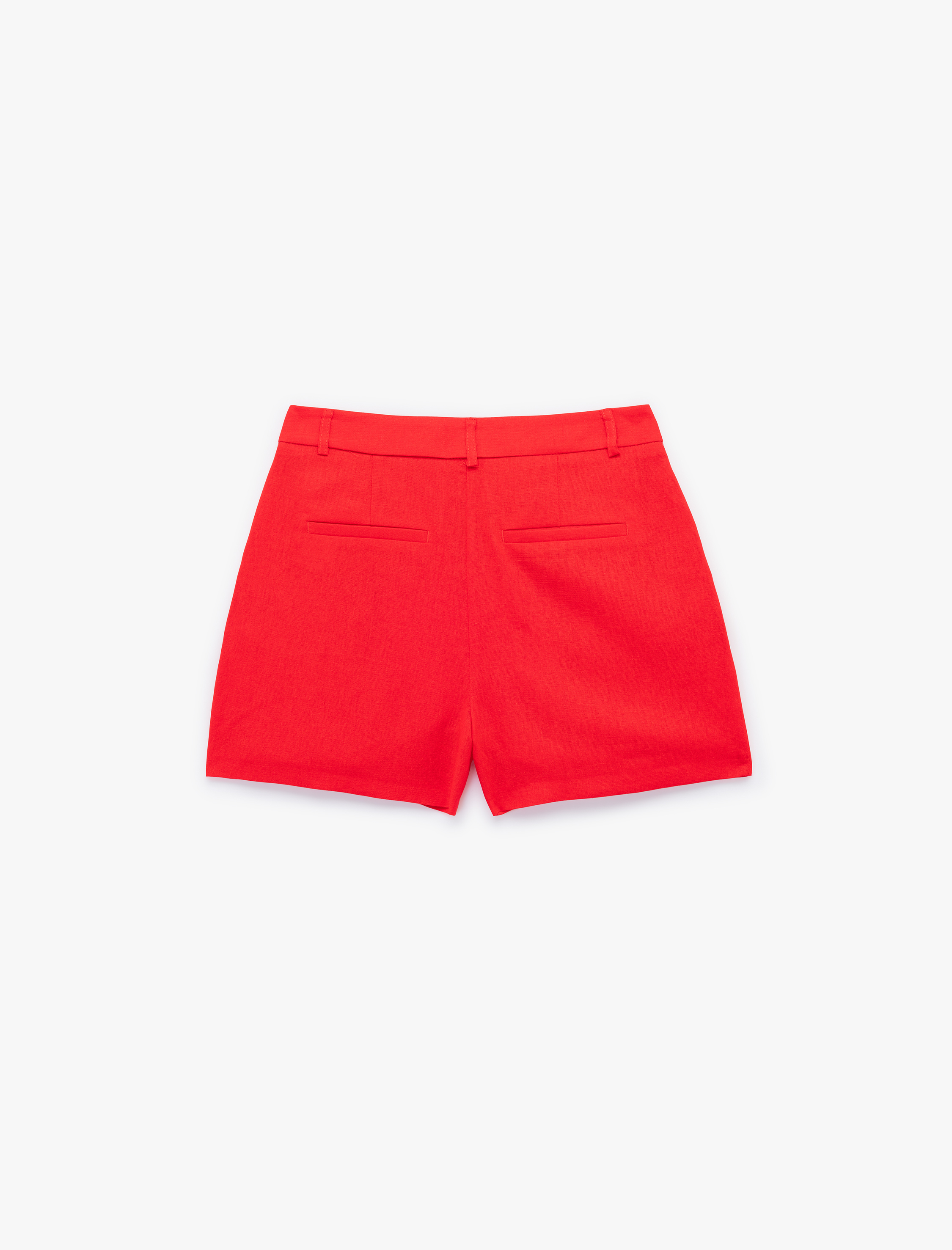   Cepli Pile Detaylı Mini Şort