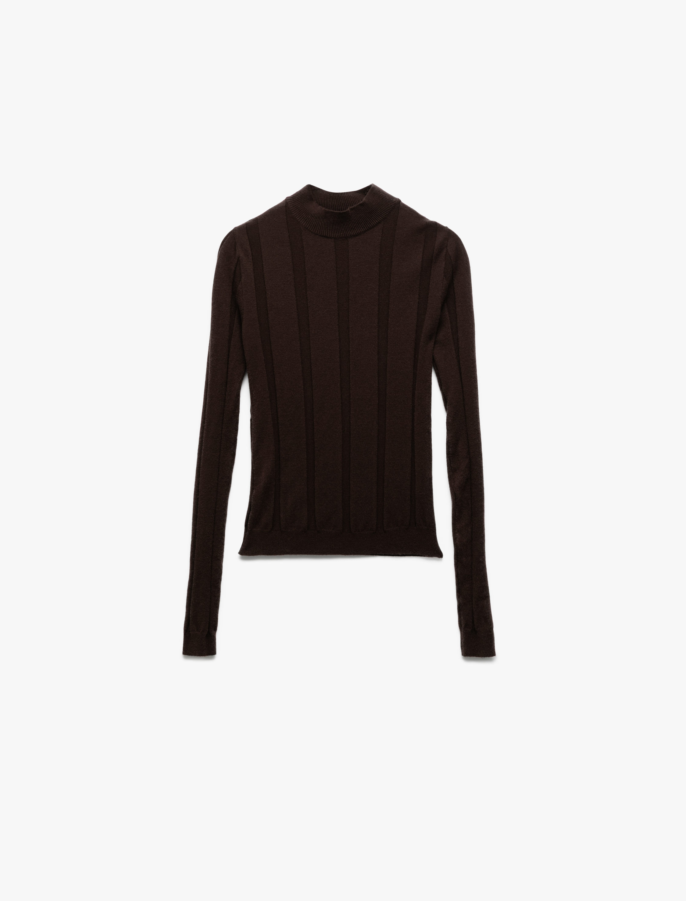 Dik Yaka Uzun Kollu Triko Kazak