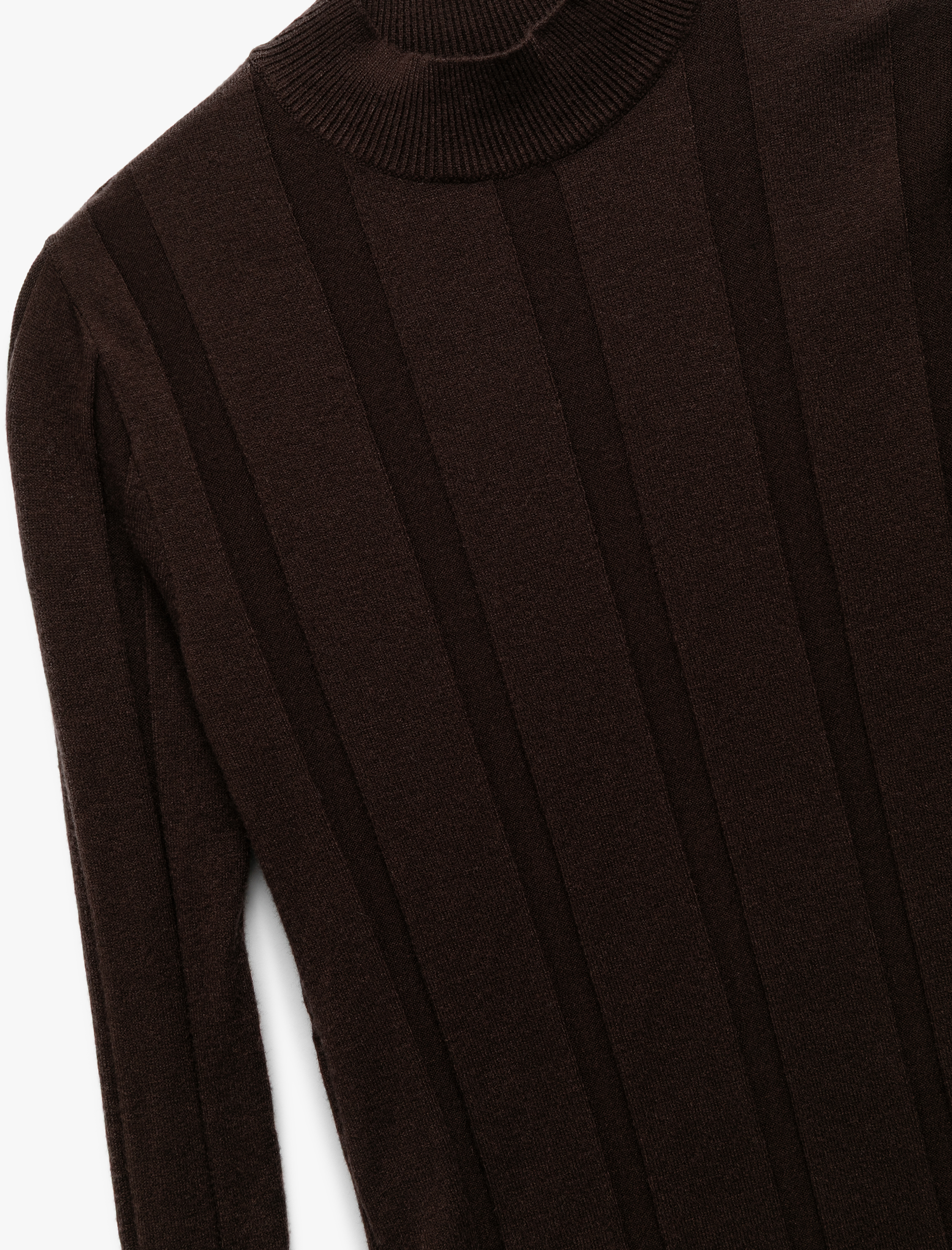 Dik Yaka Uzun Kollu Triko Kazak