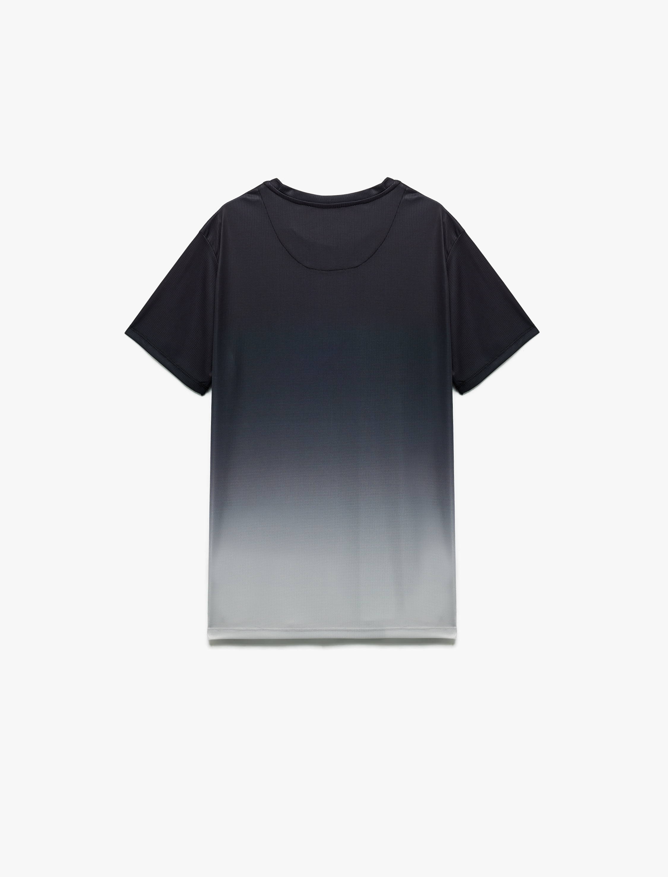   Geçişli Kısa Kollu Bisiklet Yaka Spor Tişört