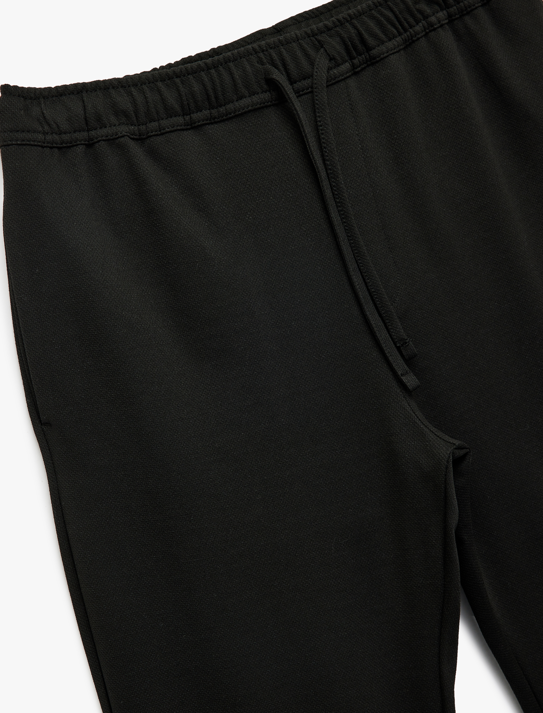   Straight Fit Pike Kumaş Cep Detaylı Rahat Kesim Beli Bağcıklı Pantolon