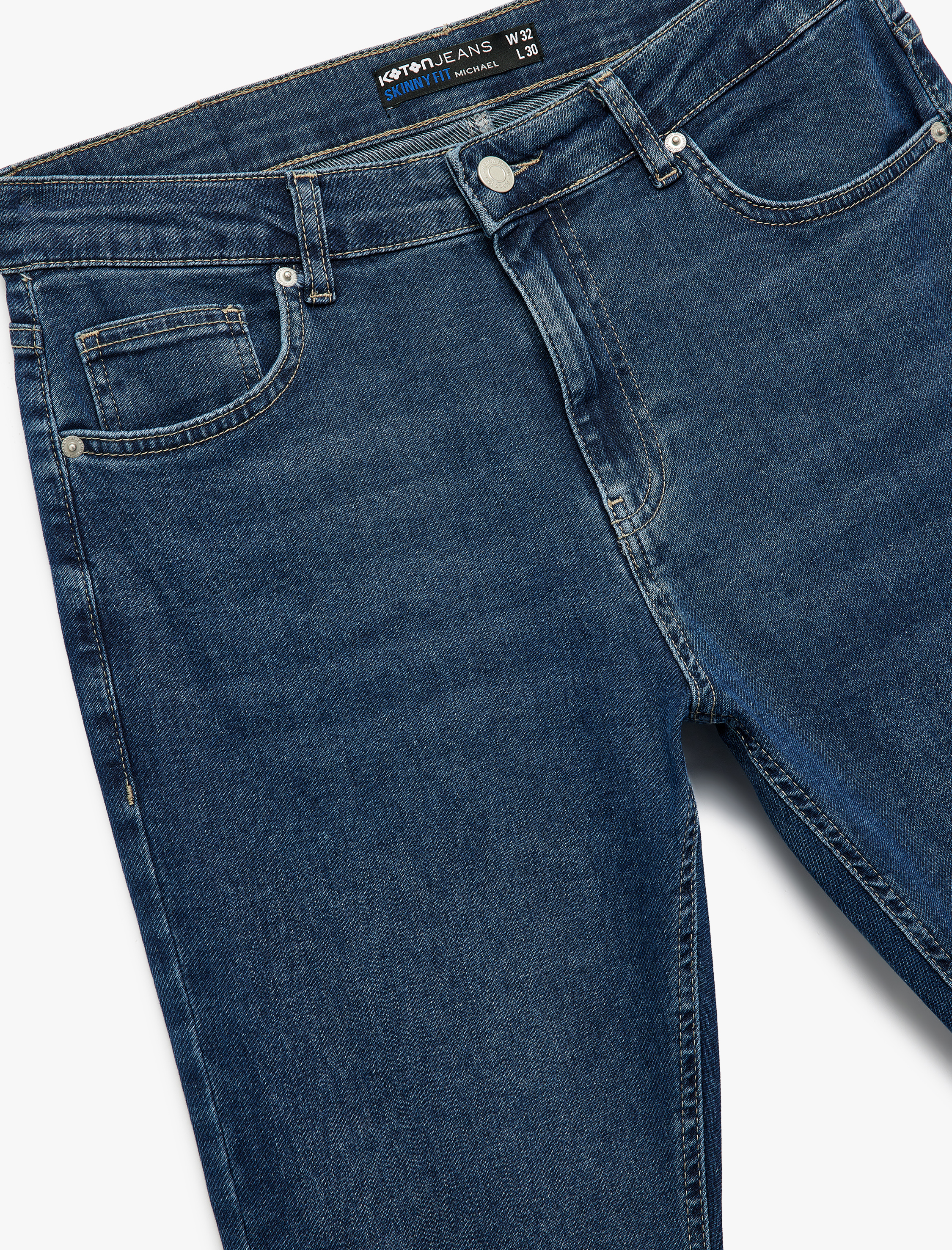   Normal Bel Pamuklu Skinny Fit Jean Pantolon - Michael Jean