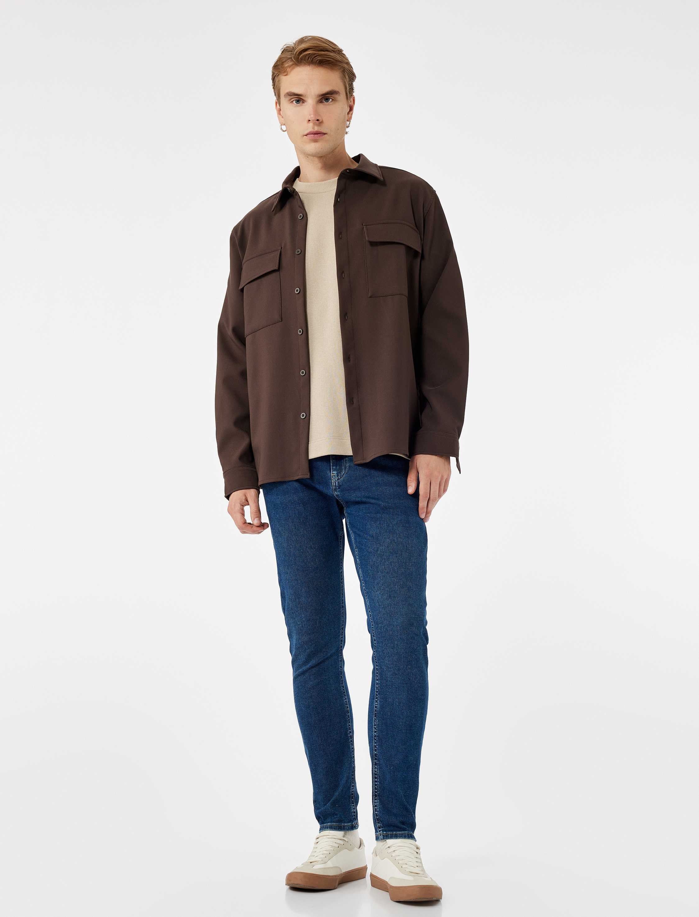   Normal Bel Pamuklu Skinny Fit Jean Pantolon - Michael Jean