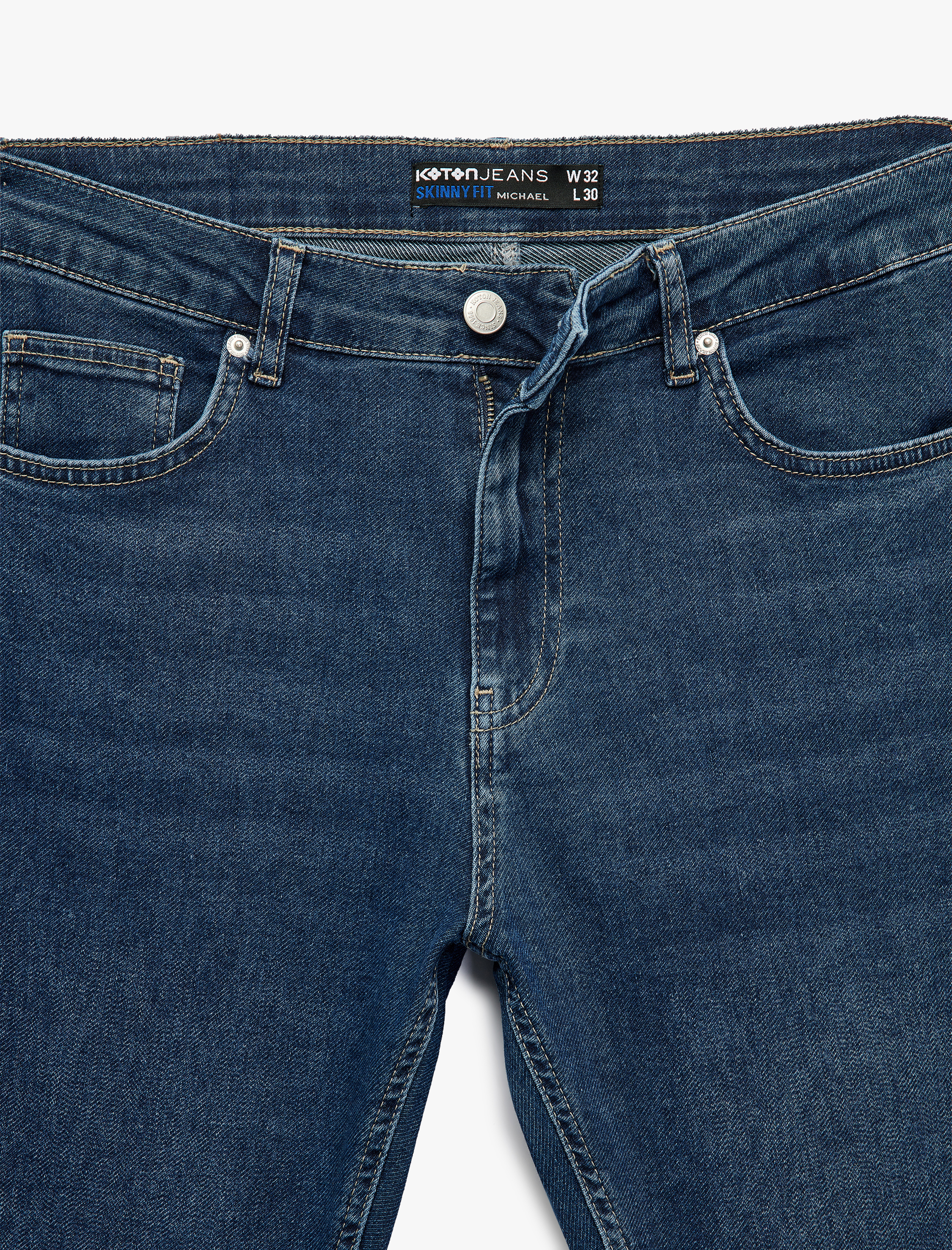   Normal Bel Pamuklu Skinny Fit Jean Pantolon - Michael Jean