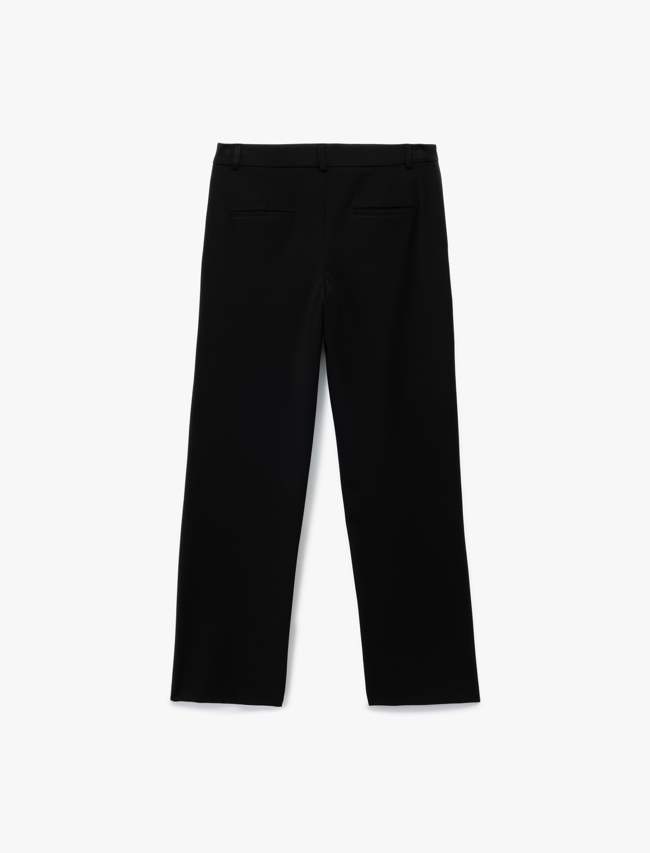   Cepli Düz Paça Kumaş Pantolon