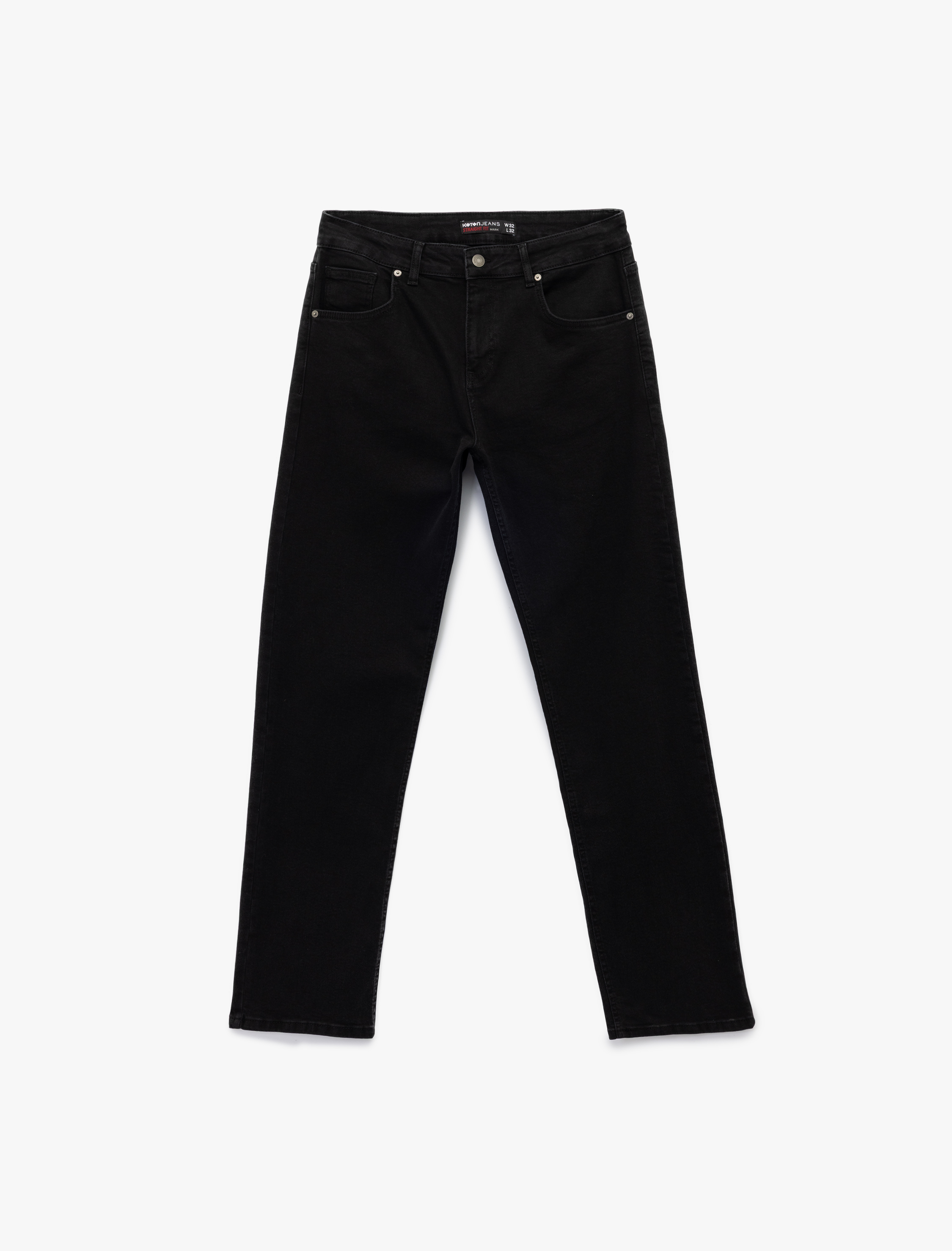   Normal Bel Pamuklu Straight Fit Jean Pantolon - Mark Jean