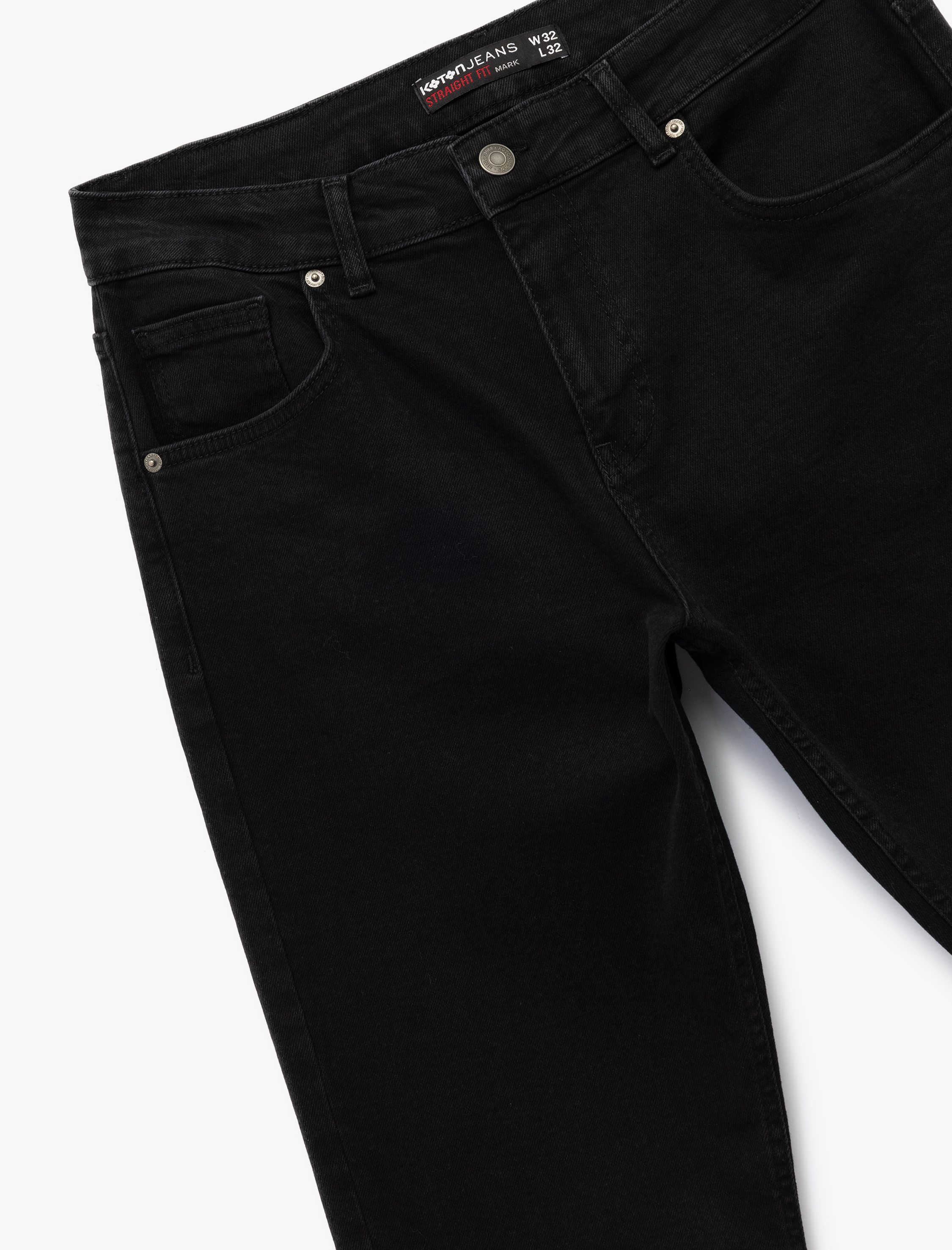   Normal Bel Pamuklu Straight Fit Jean Pantolon - Mark Jean