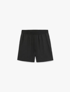 Beli Lastikli Kemer Detaylı Cepli Basic Spor Şort