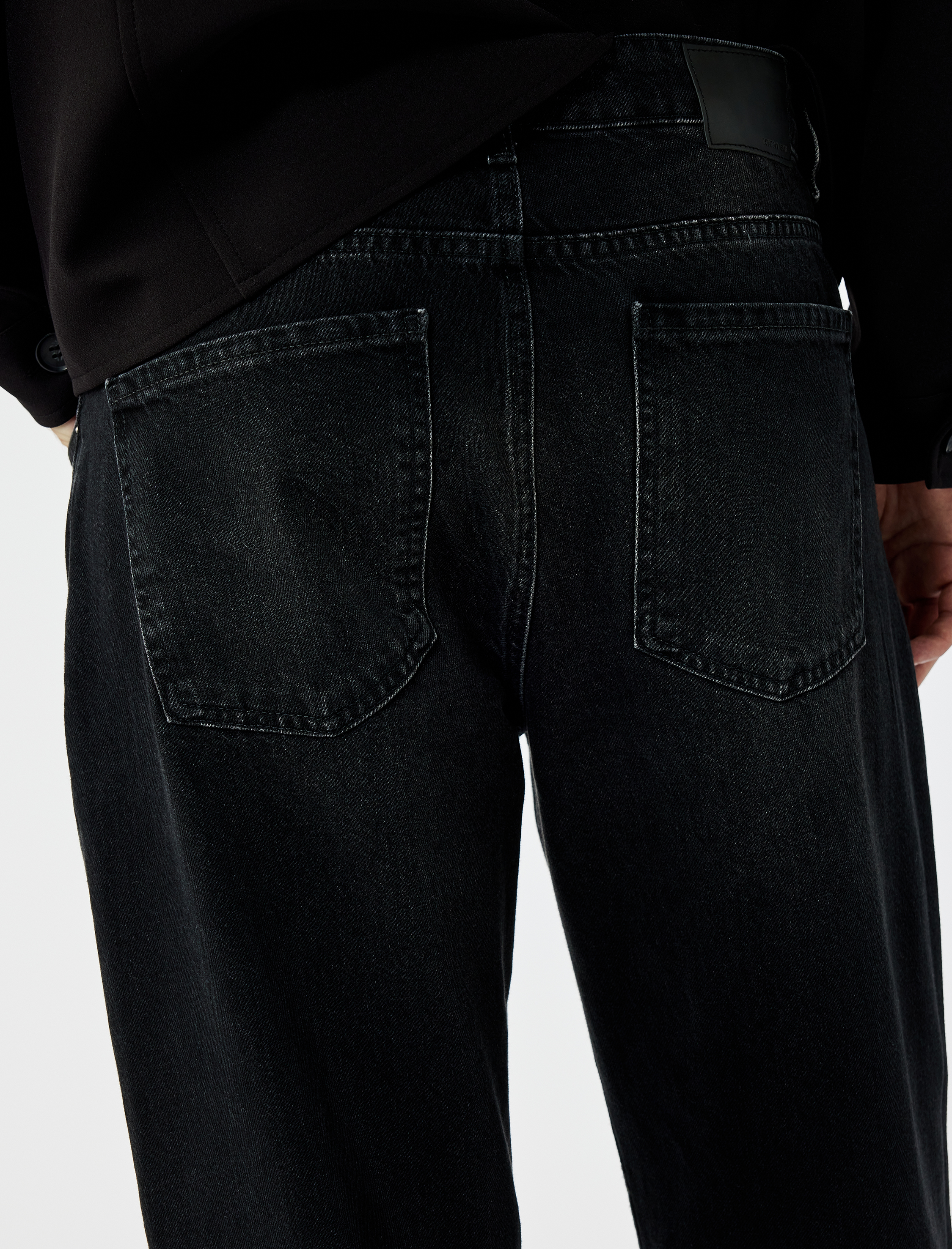   Pamuklu Normal Bel Vintage Straight Fit Jean Pantolon