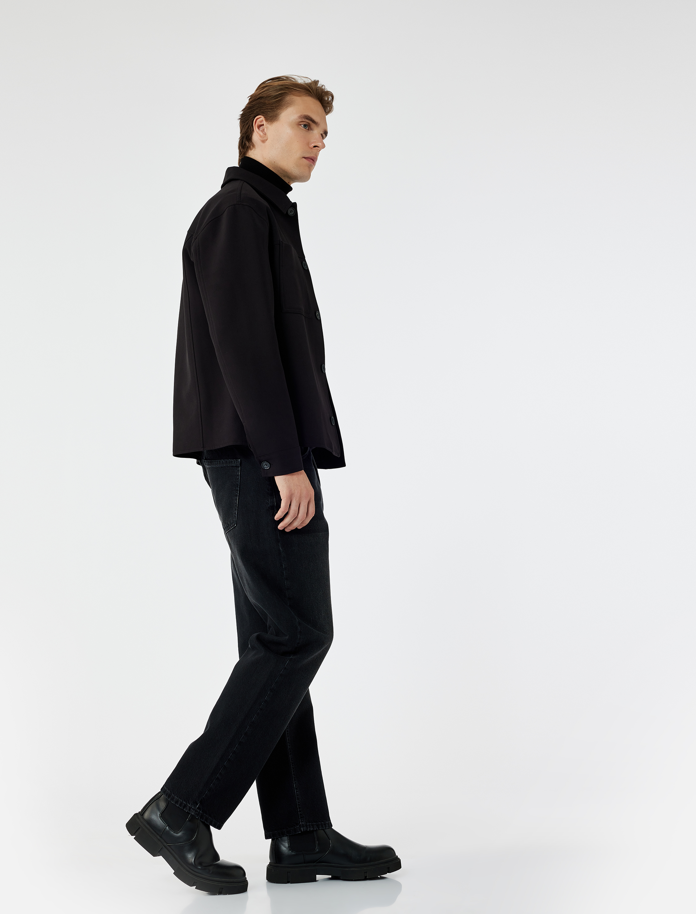   Pamuklu Normal Bel Vintage Straight Fit Jean Pantolon