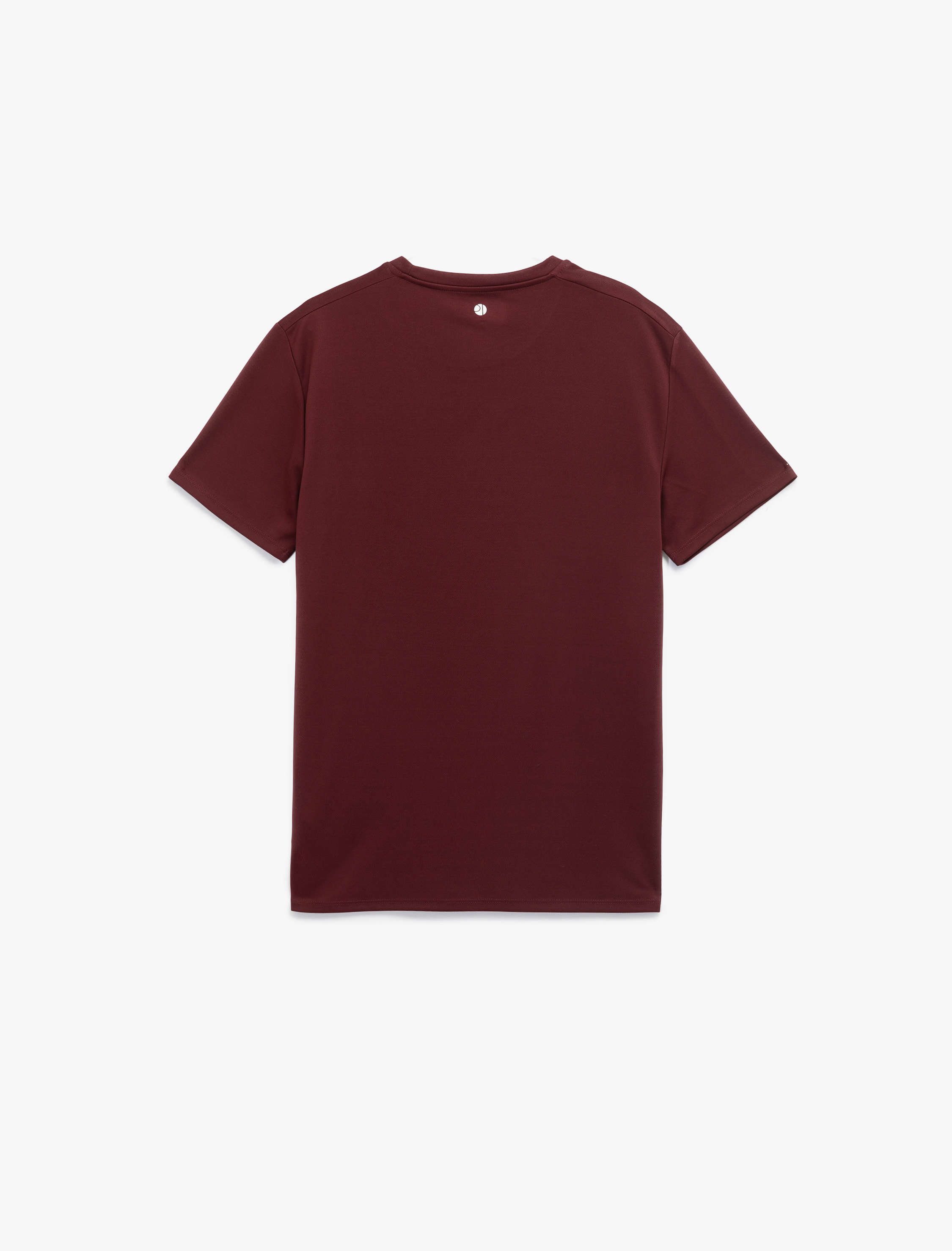   Kısa Kollu Şerit Detaylı Bisiklet Yaka Spor Tişört