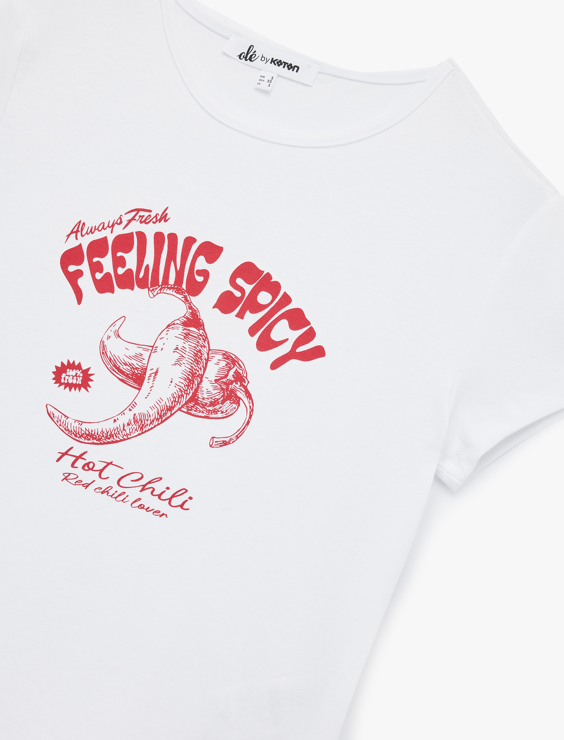   Pamuklu Slim Fit Kısa Kollu Bisiklet Yaka Tişört