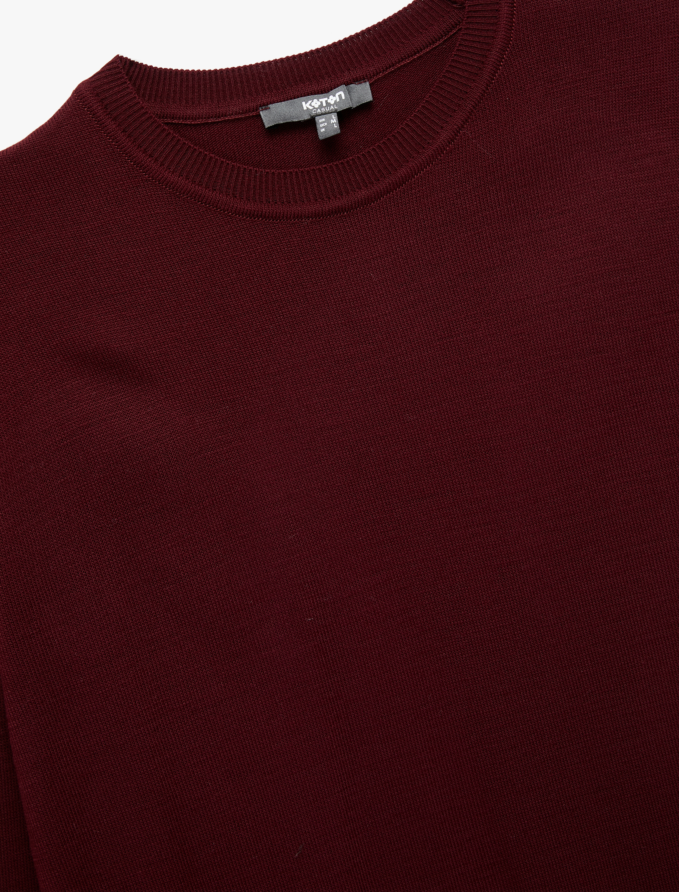   Uzun Kollu Bisiklet Yaka Basic Triko Kazak