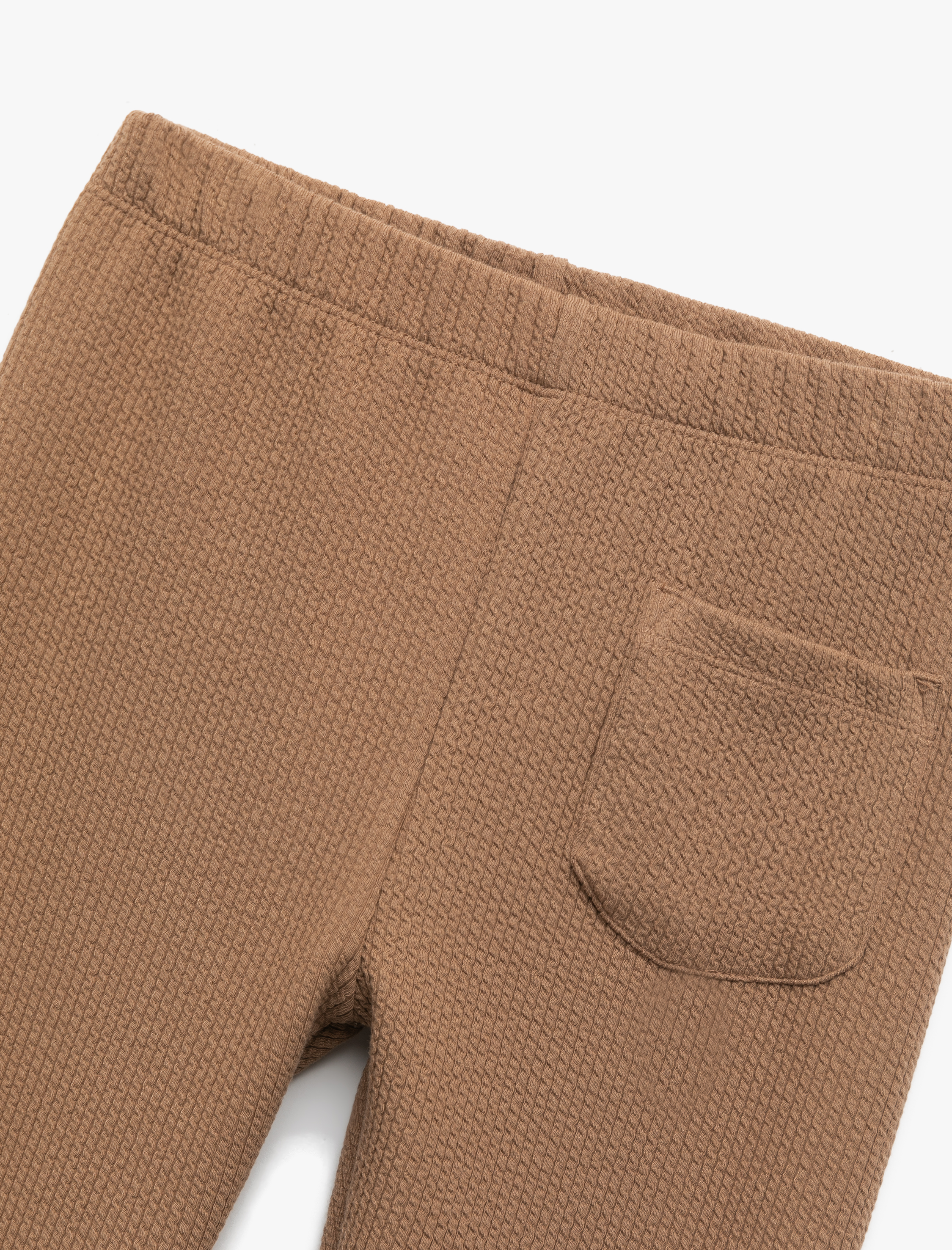  Kız Çocuk Beli Lastikli Ribanalı Cep Detaylı Basic Tayt