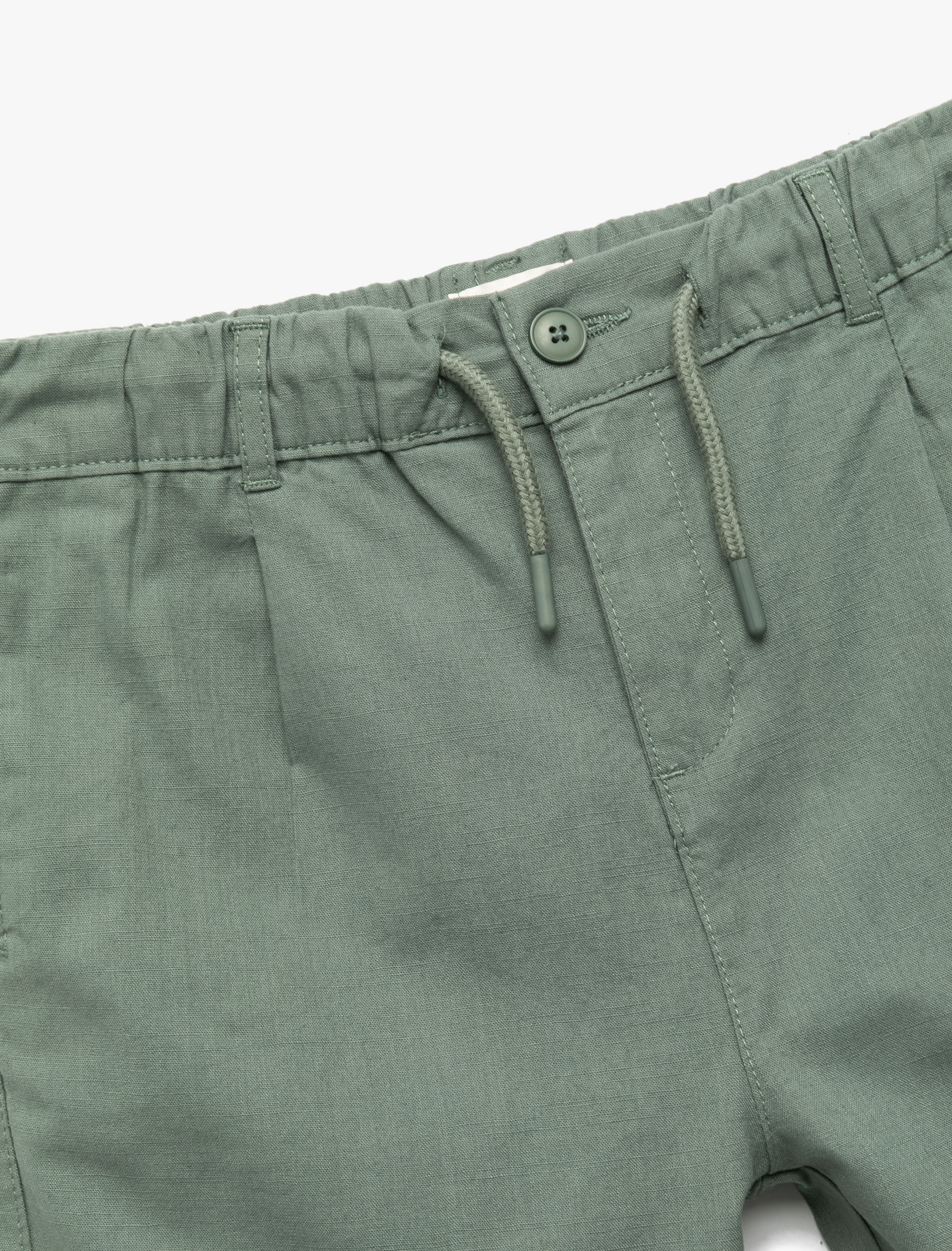  Erkek Çocuk Pamuklu Beli Bağcıklı Cepli Basic Şort