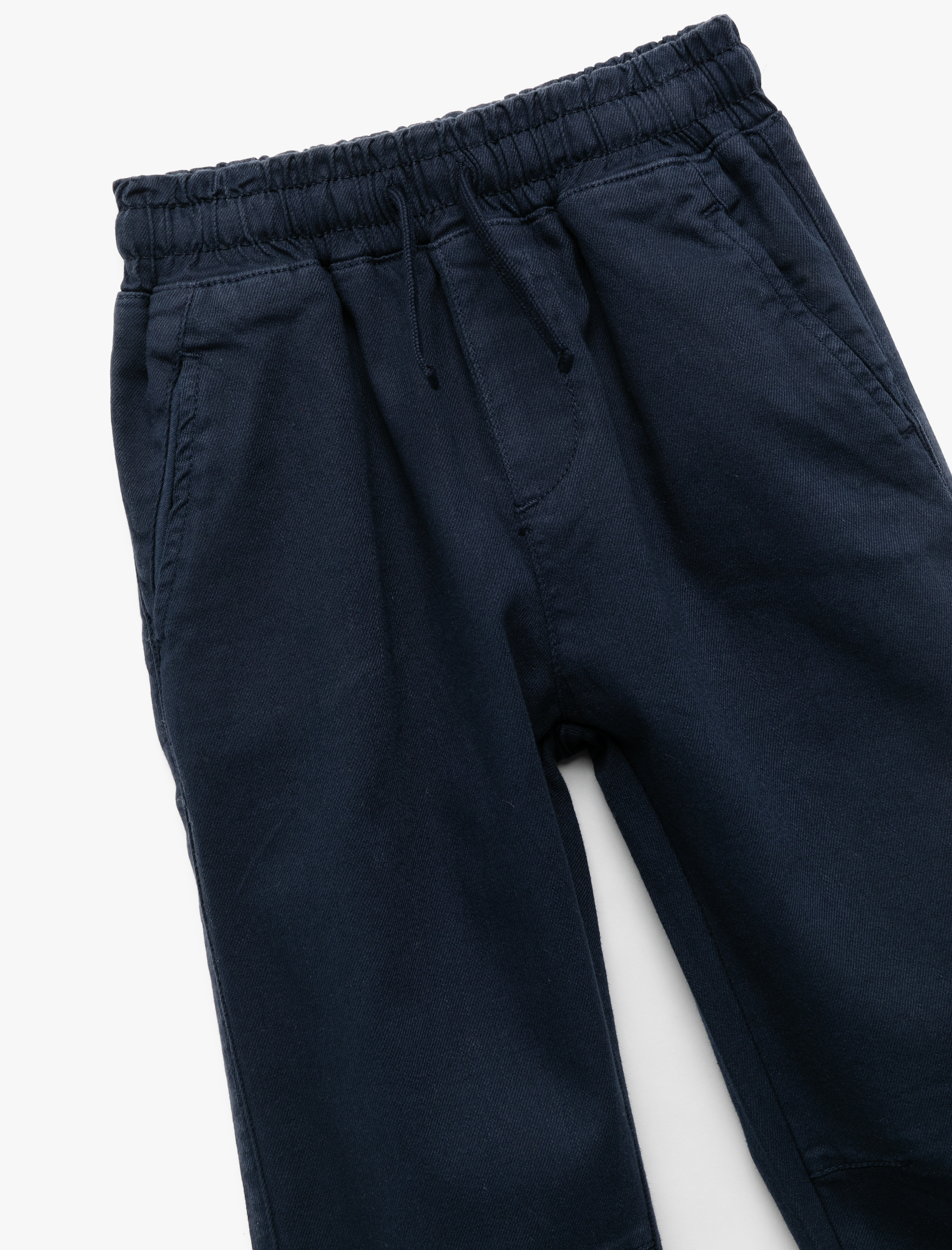 Erkek Çocuk Pamuklu Beli Bağcıklı Basic Jogger Pantolon