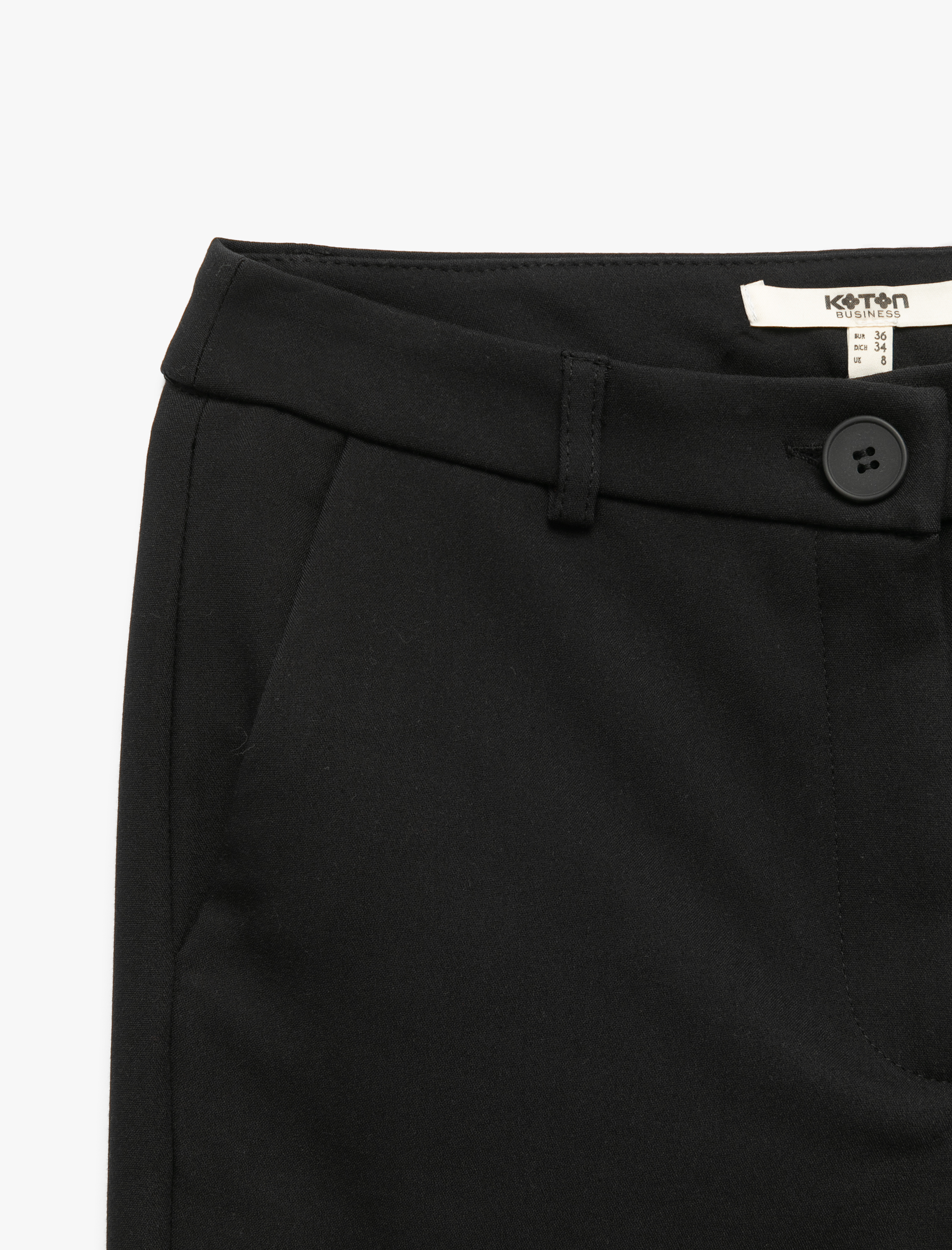   Normal Bel Yan Cepli Kumaş Cigarette Pantolon