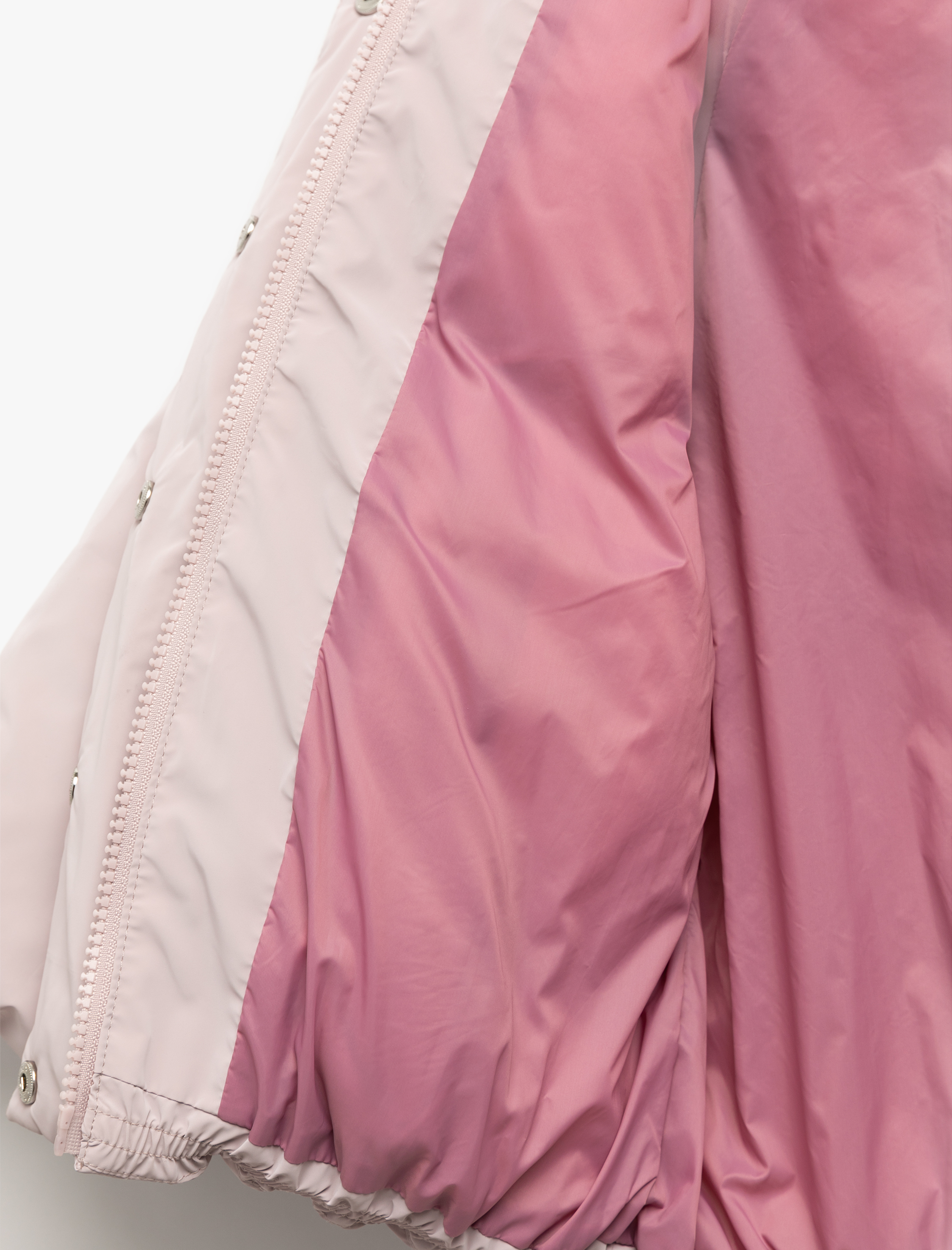  Kız Bebek Kapşonlu Uzun Kollu Cepli Şişme Mont