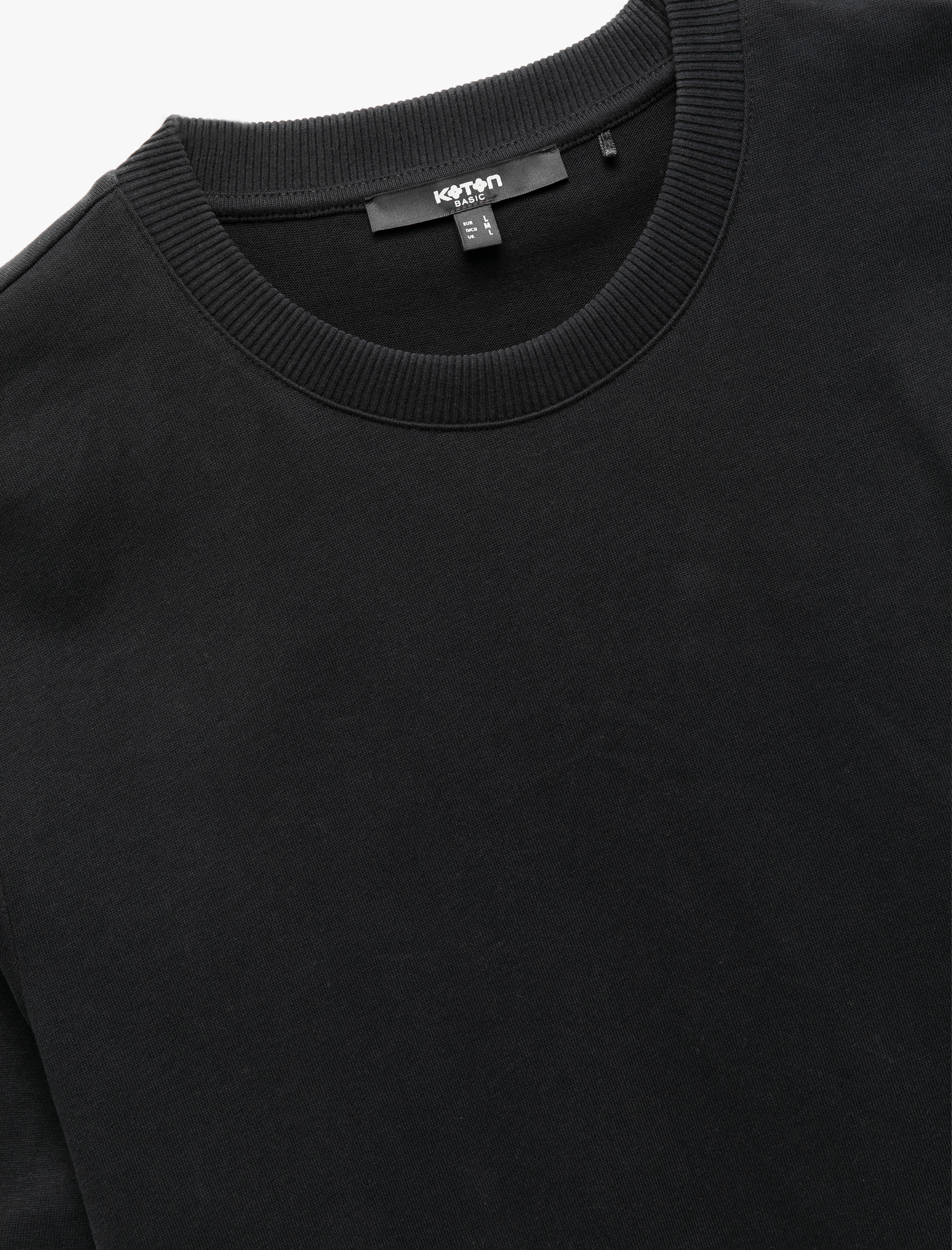   Regular Fit Kısa Kollu Bisiklet Yaka Tok Kumaş Pamuklu Basic Tişört