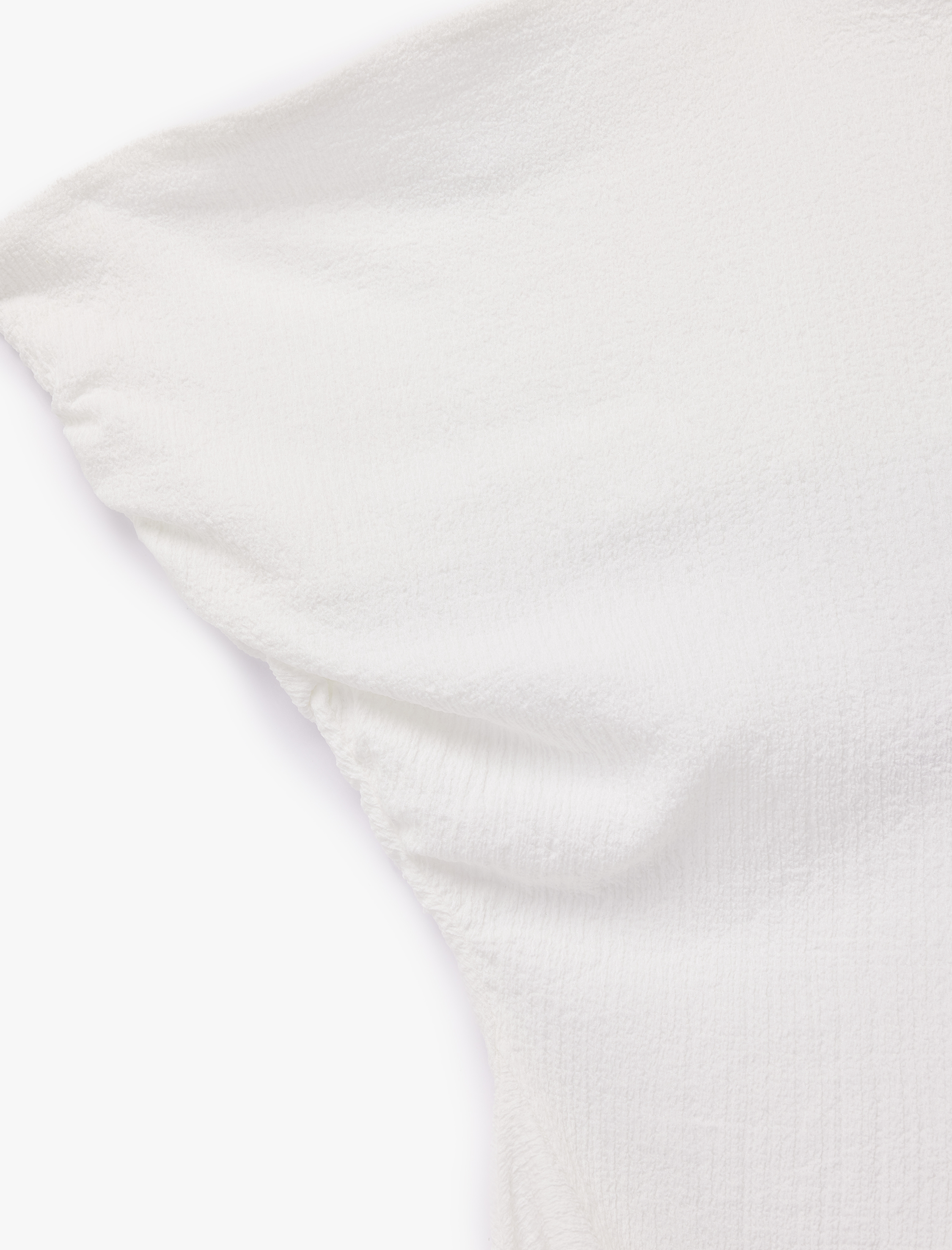   Kolsuz Straplez Slim Fit Asimetrik Bluz