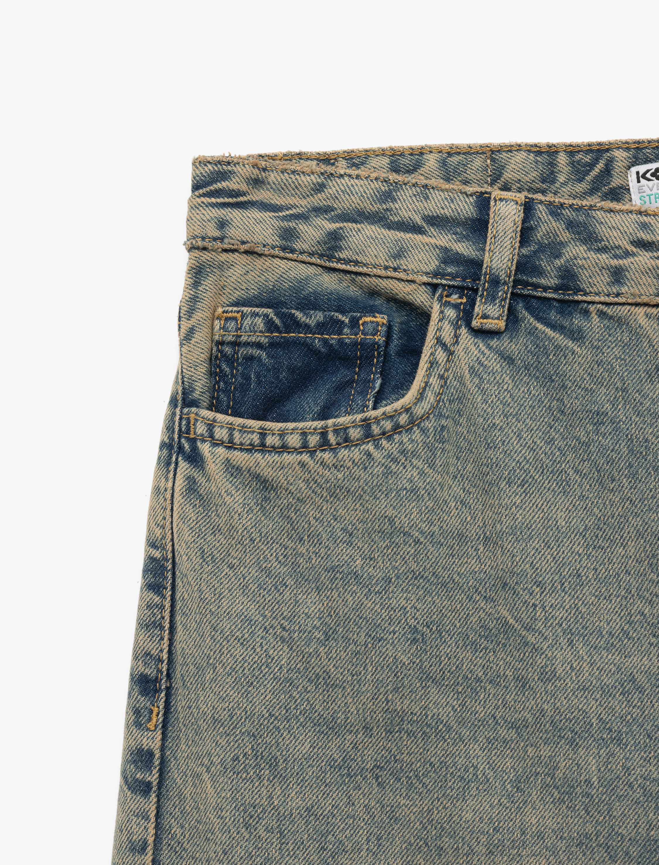Pamuklu Düz Kesim Düz Paça Jean Pantolon - Straight Jeans