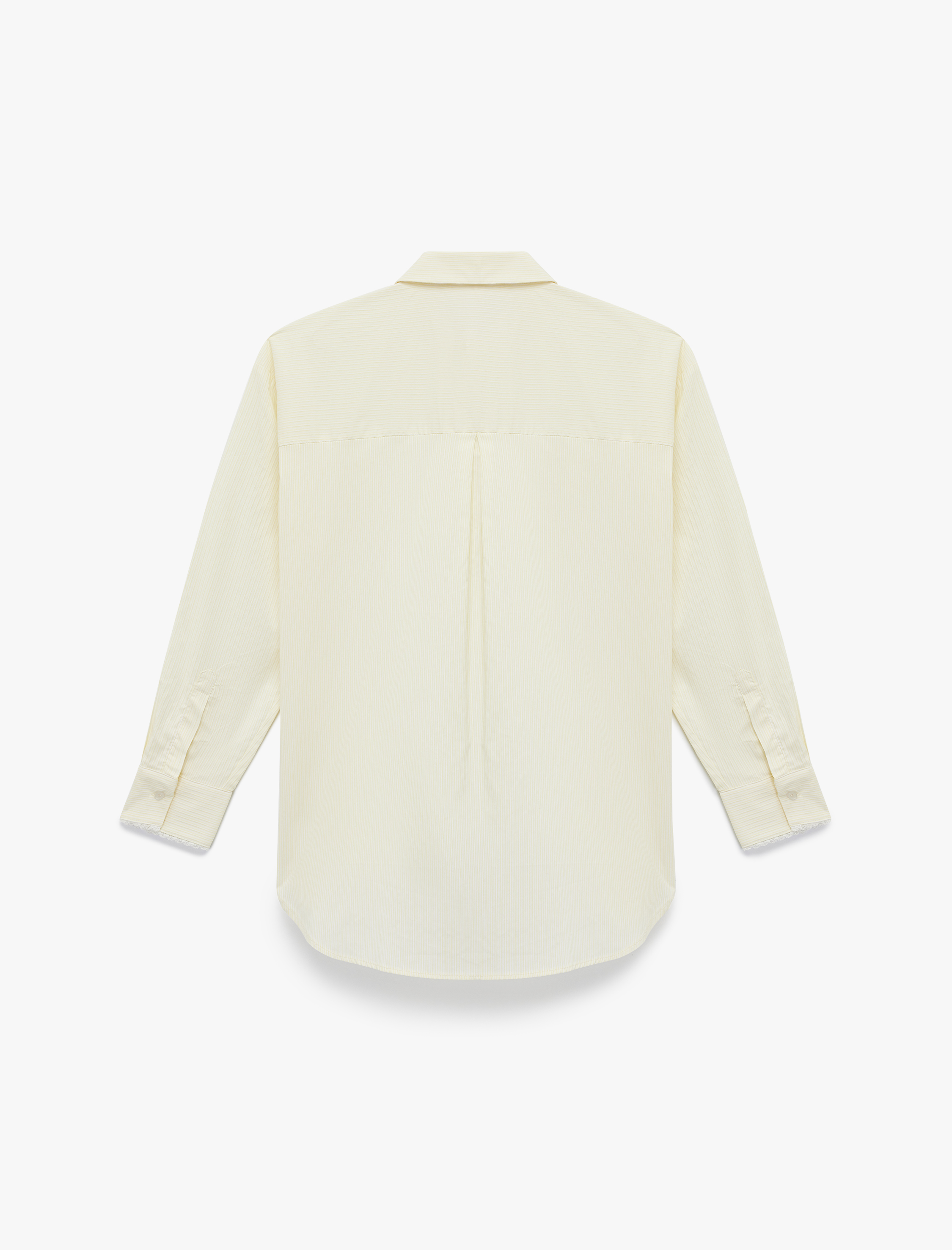   Tek Cep Detaylı Uzun Kollu Klasik Yaka Pamuklu Gömlek