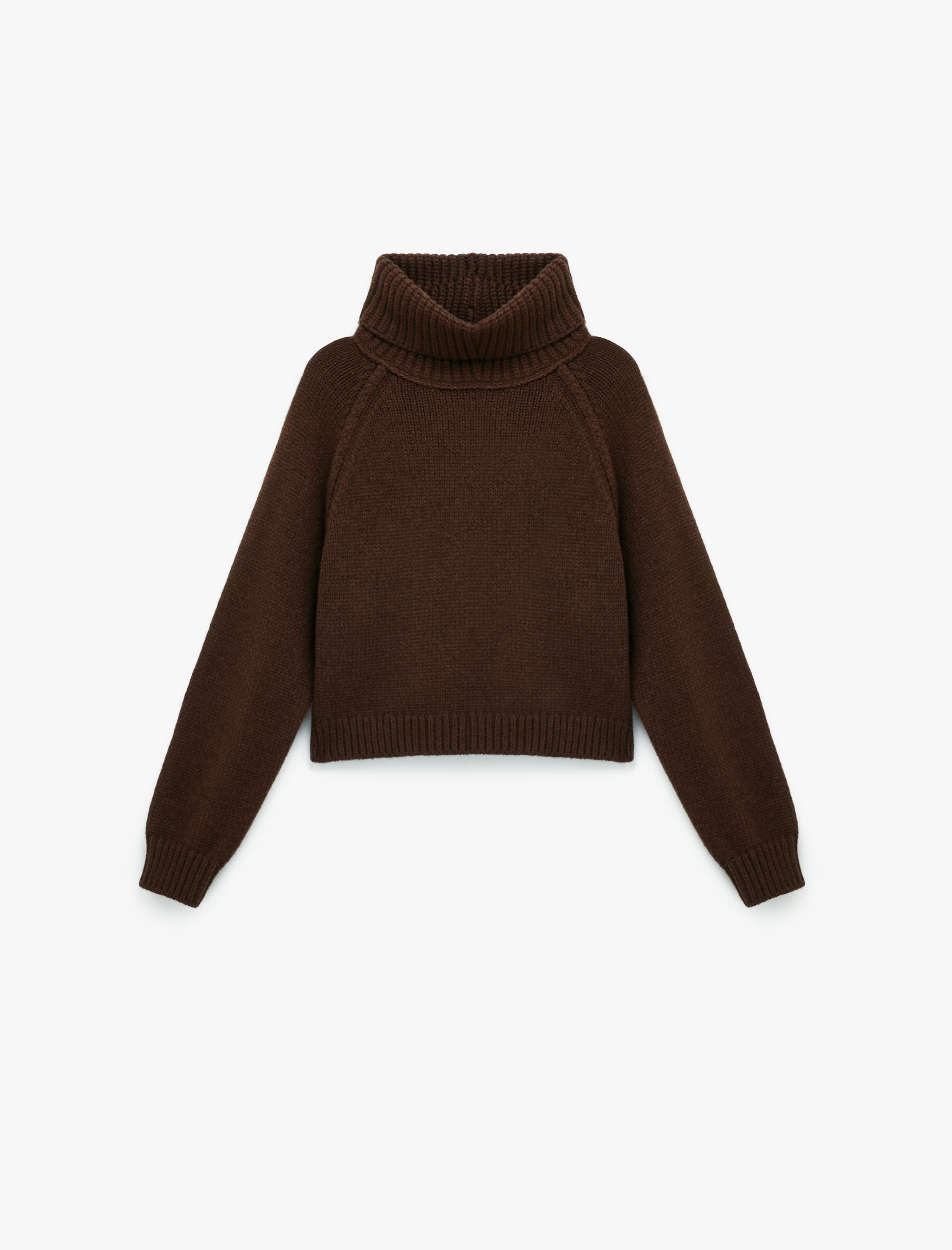   Uzun Kollu Dikiş Detaylı Balıkçı Yaka Triko Kazak