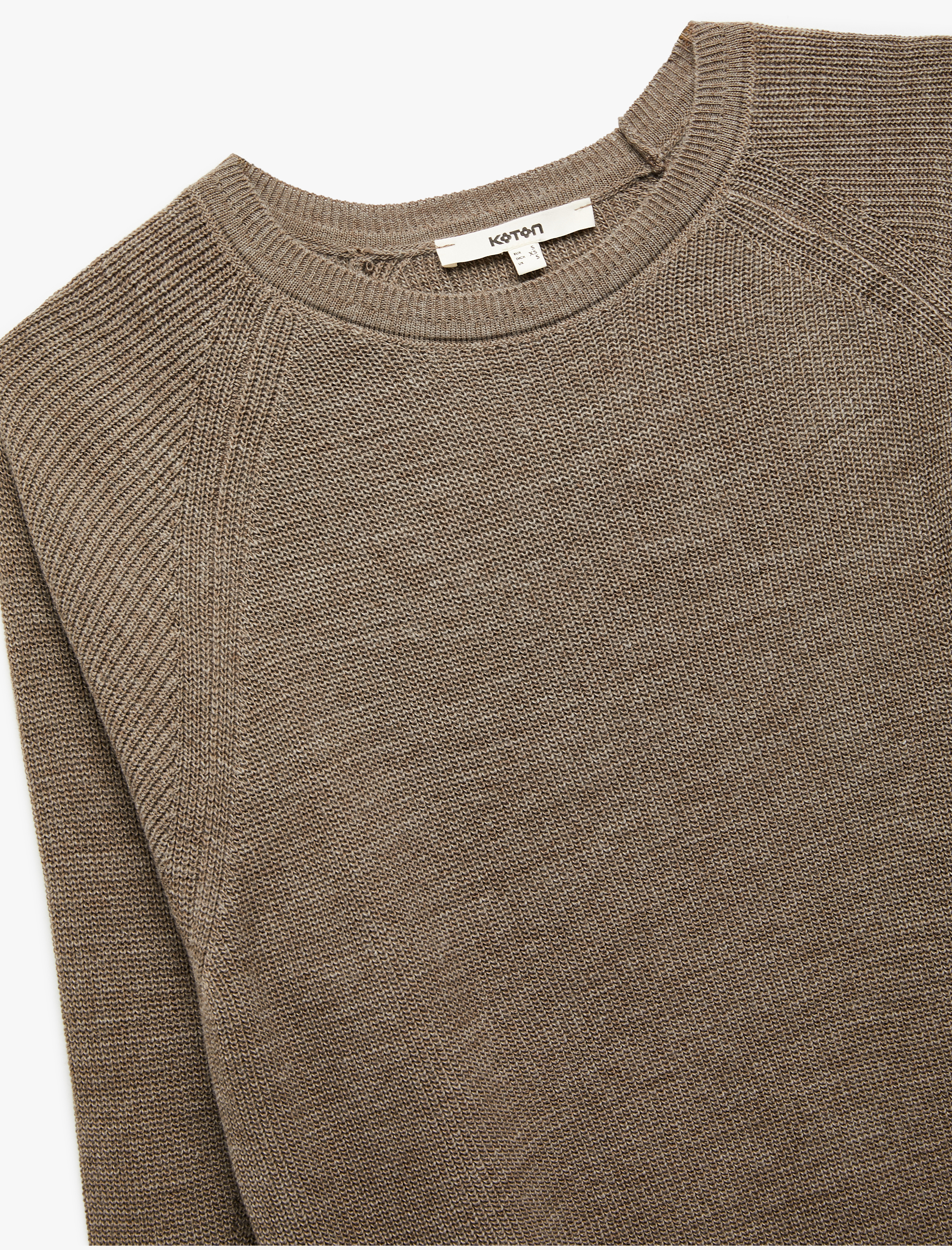   Uzun Kollu Bisiklet Yaka Triko Kazak