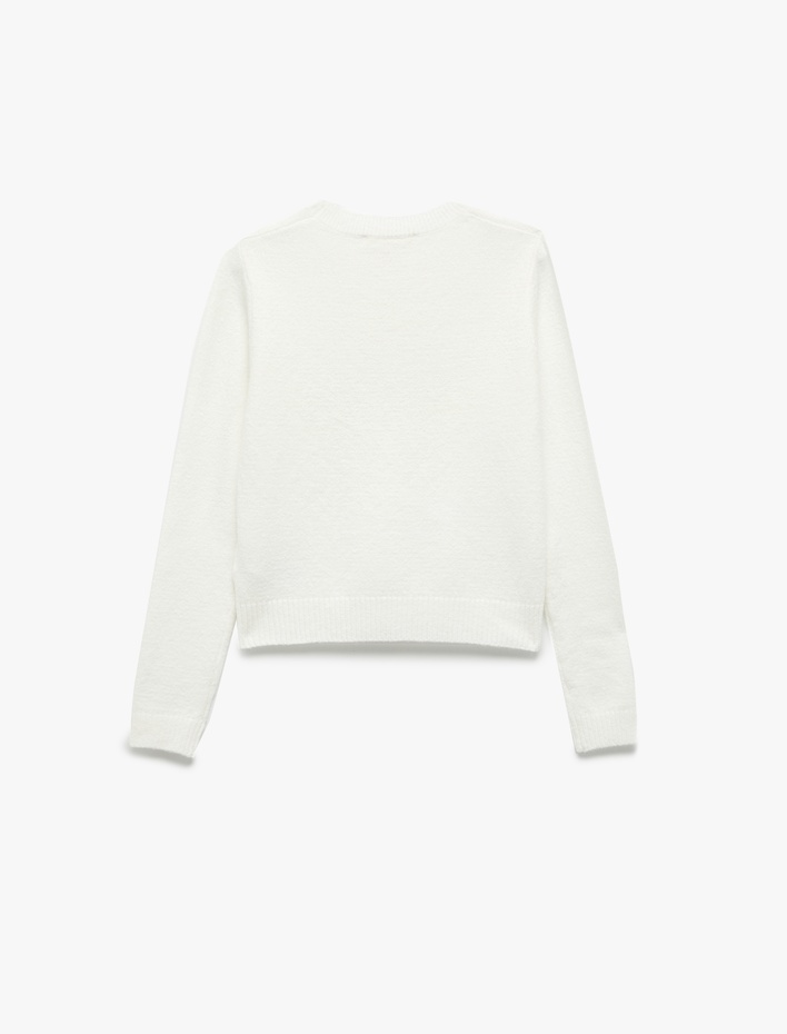  Uzun Kollu Bisiklet Yaka Triko Kazak