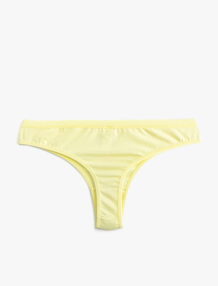  Pamuklu Rahat Kalıp Baskılı Brazilian Külot