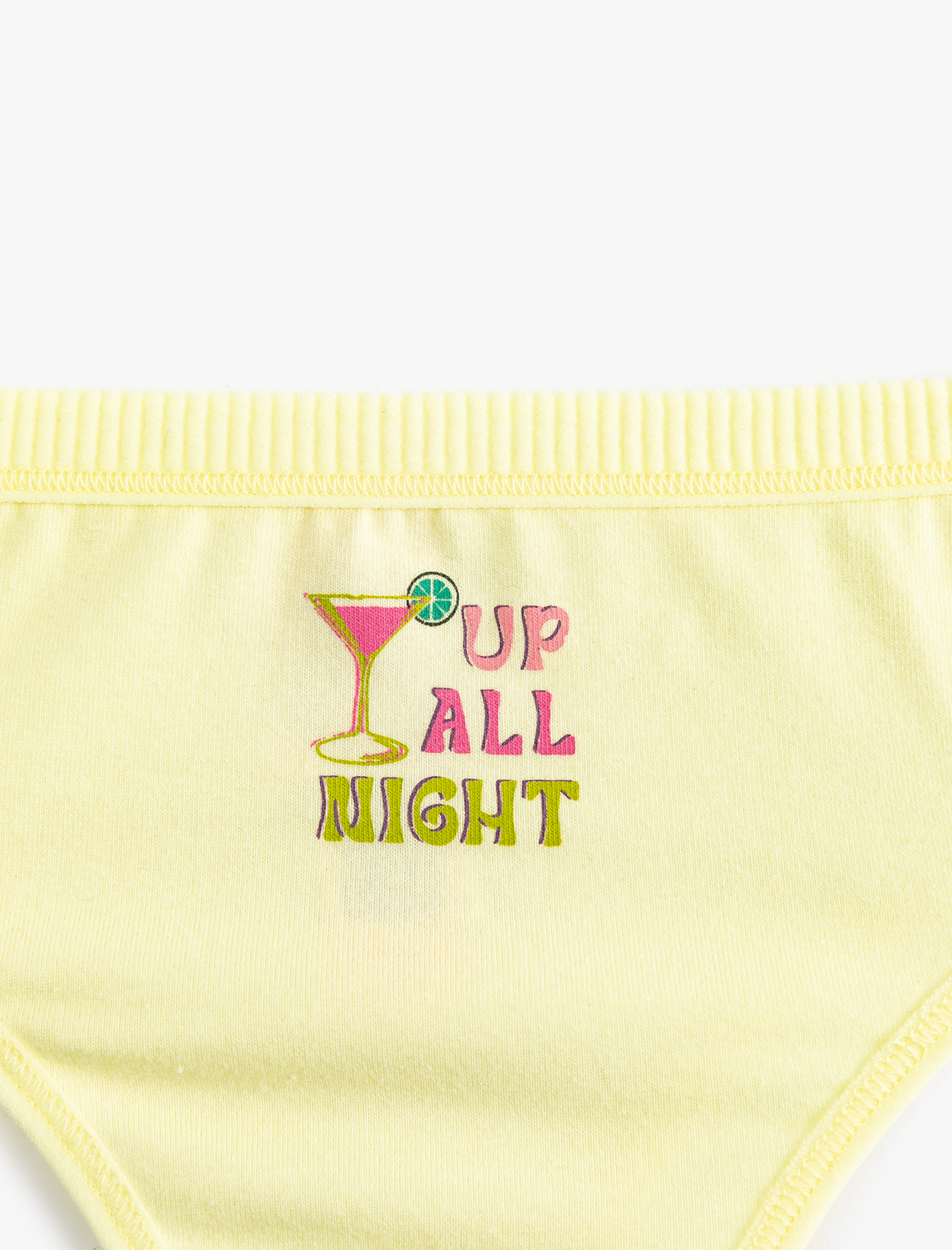   Pamuklu Rahat Kalıp Baskılı Brazilian Külot