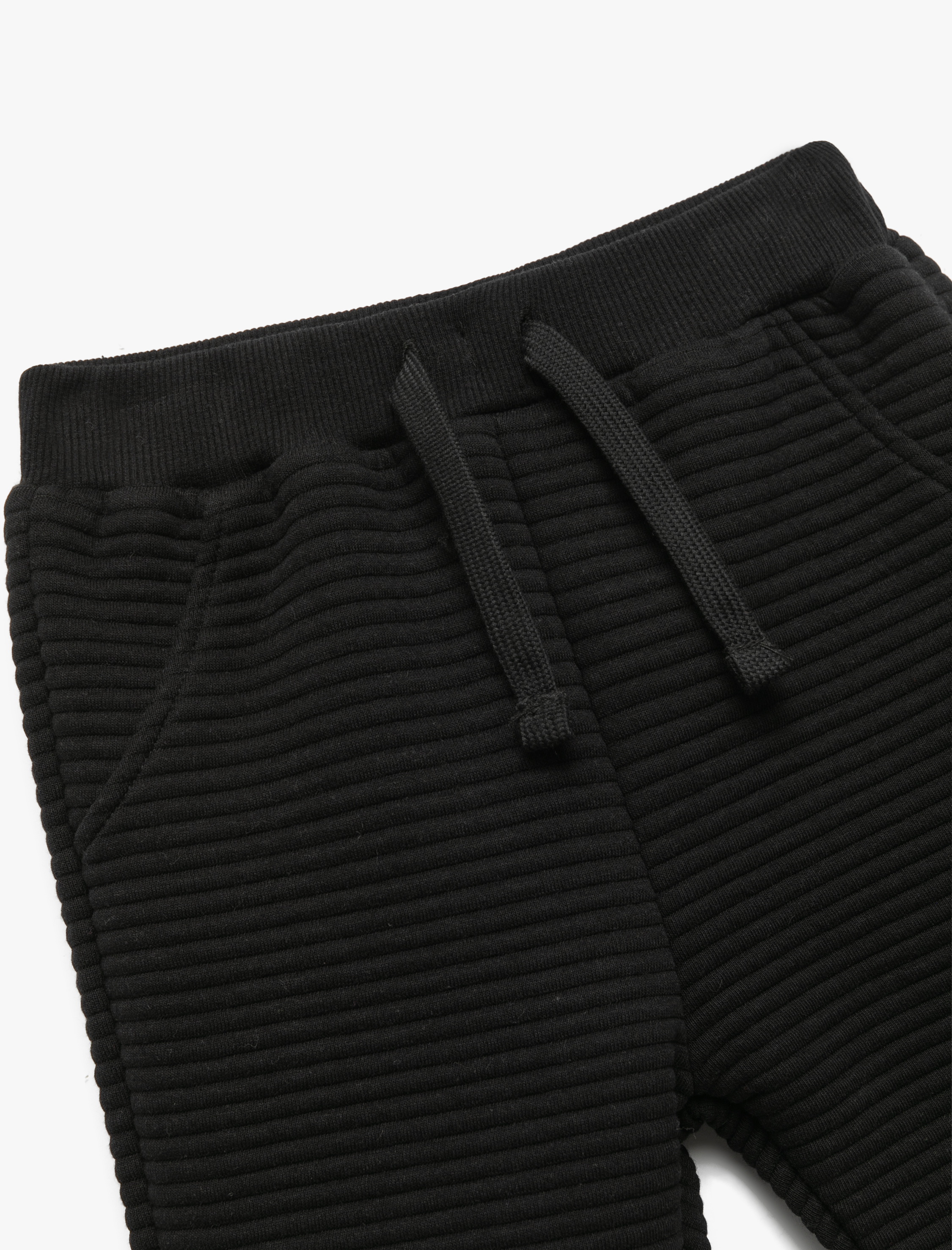  Erkek Bebek Pamuklu Beli Bağcıklı Basic Jogger Eşofman Altı