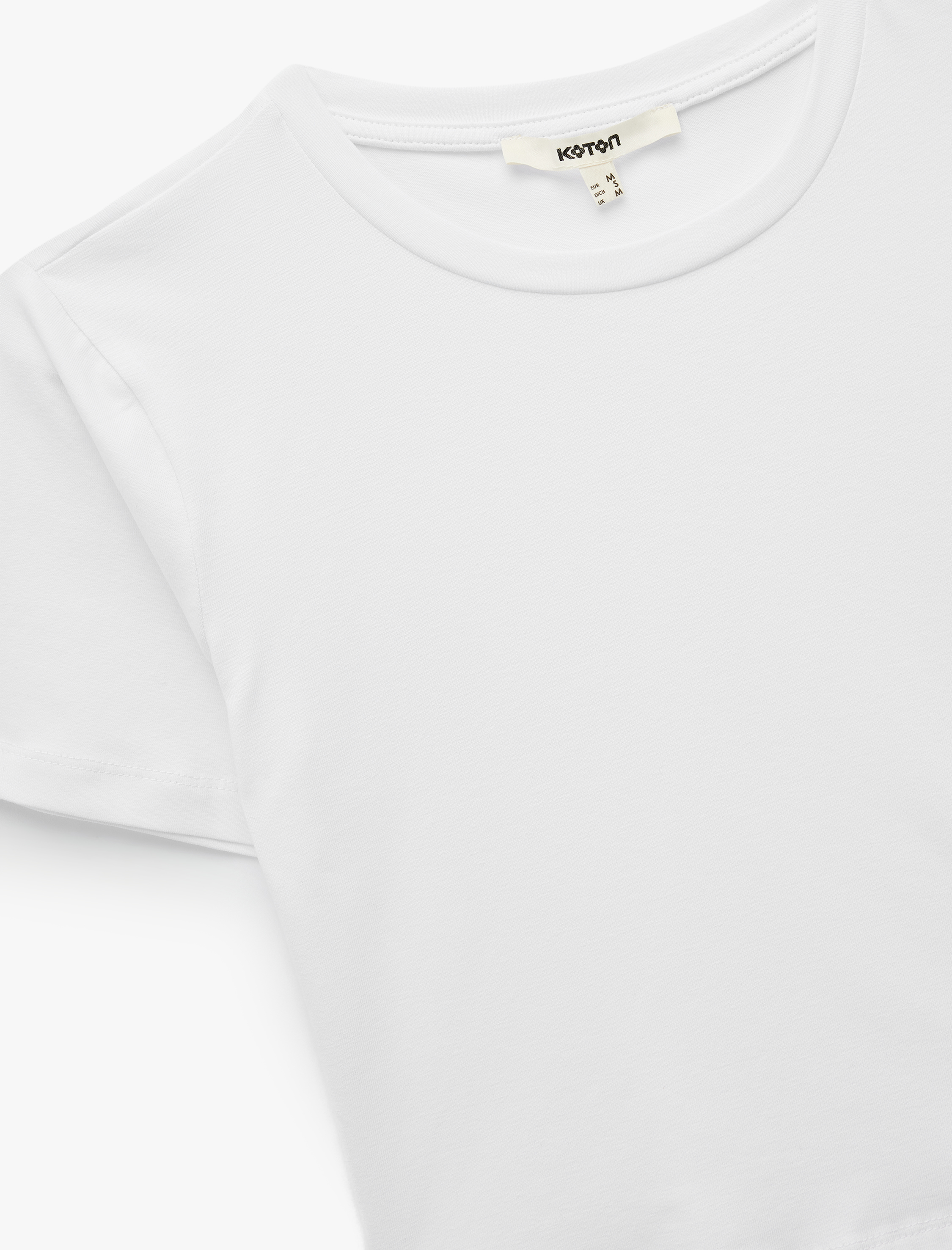   Pamuklu Slim Fit Kısa Kollu Bisiklet Yaka Tişört