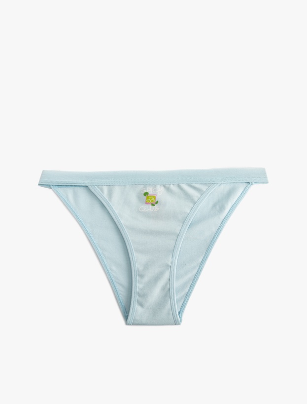 Rahat Kalıp Pamuklu Baskılı Brazilian Külot_0