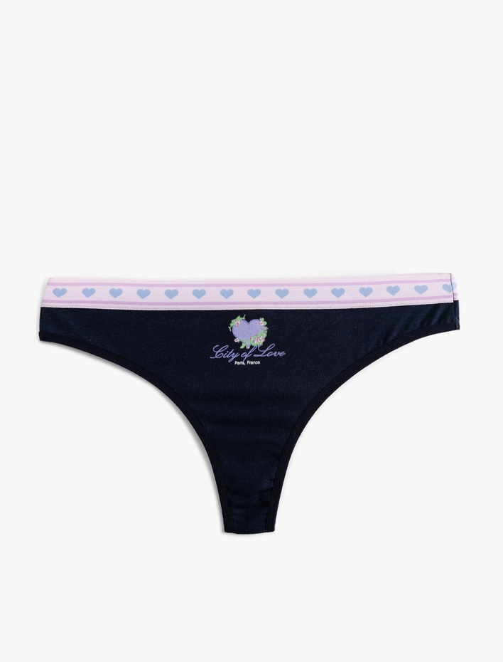  Pamuklu Kalpli String Külot