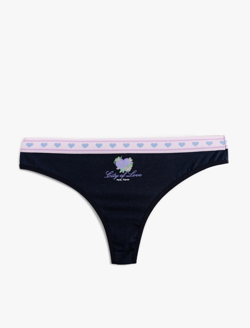   Pamuklu Kalpli String Külot