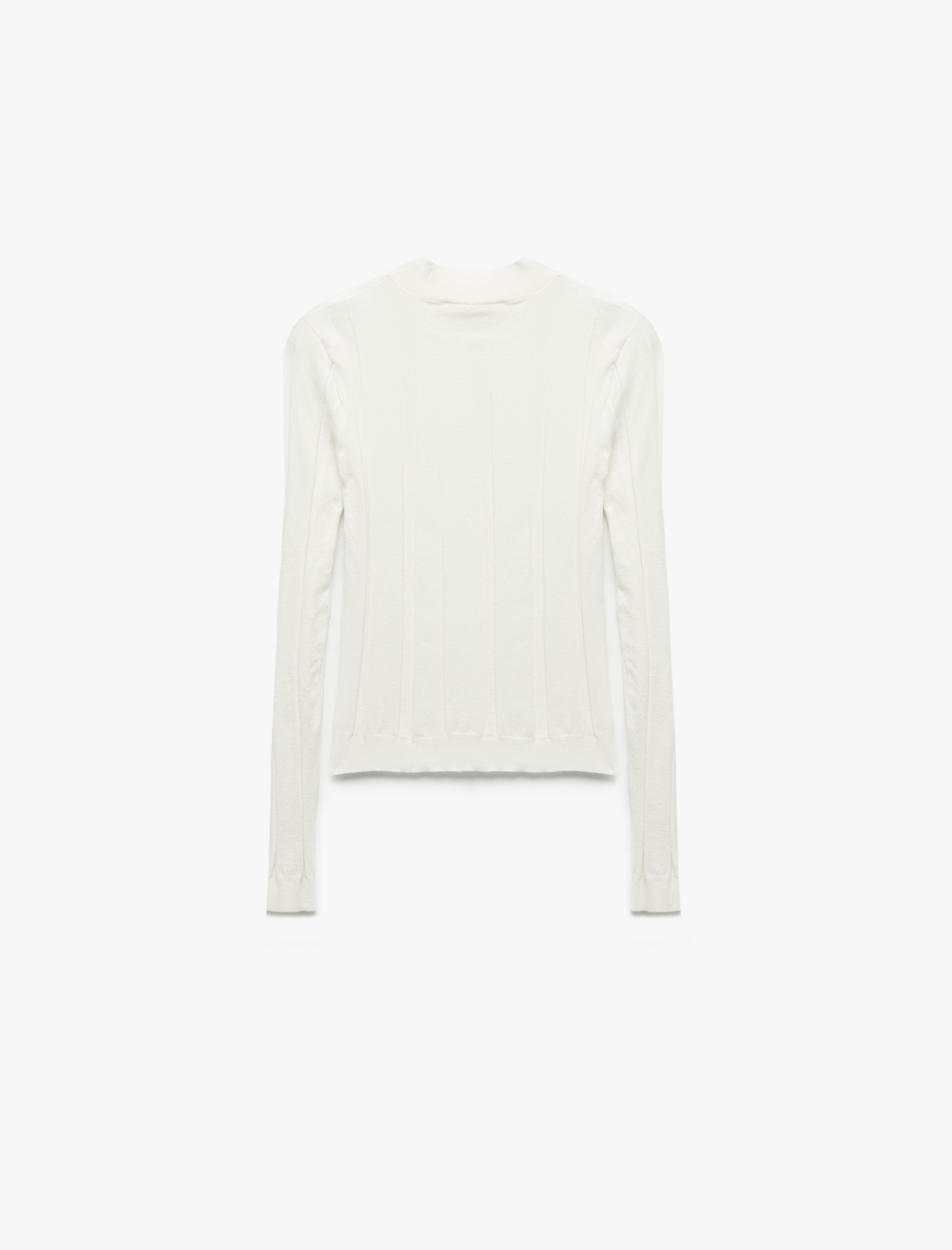 Dik Yaka Uzun Kollu Triko Kazak