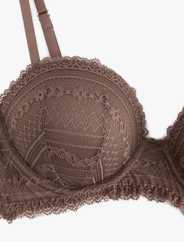  Maximizer Ekstra Dolgulu Destekli Dantelli Sütyen
