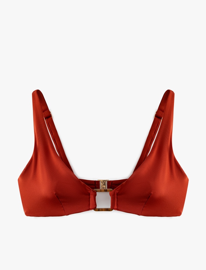  Aksesuar Detaylı Bikini Üstü