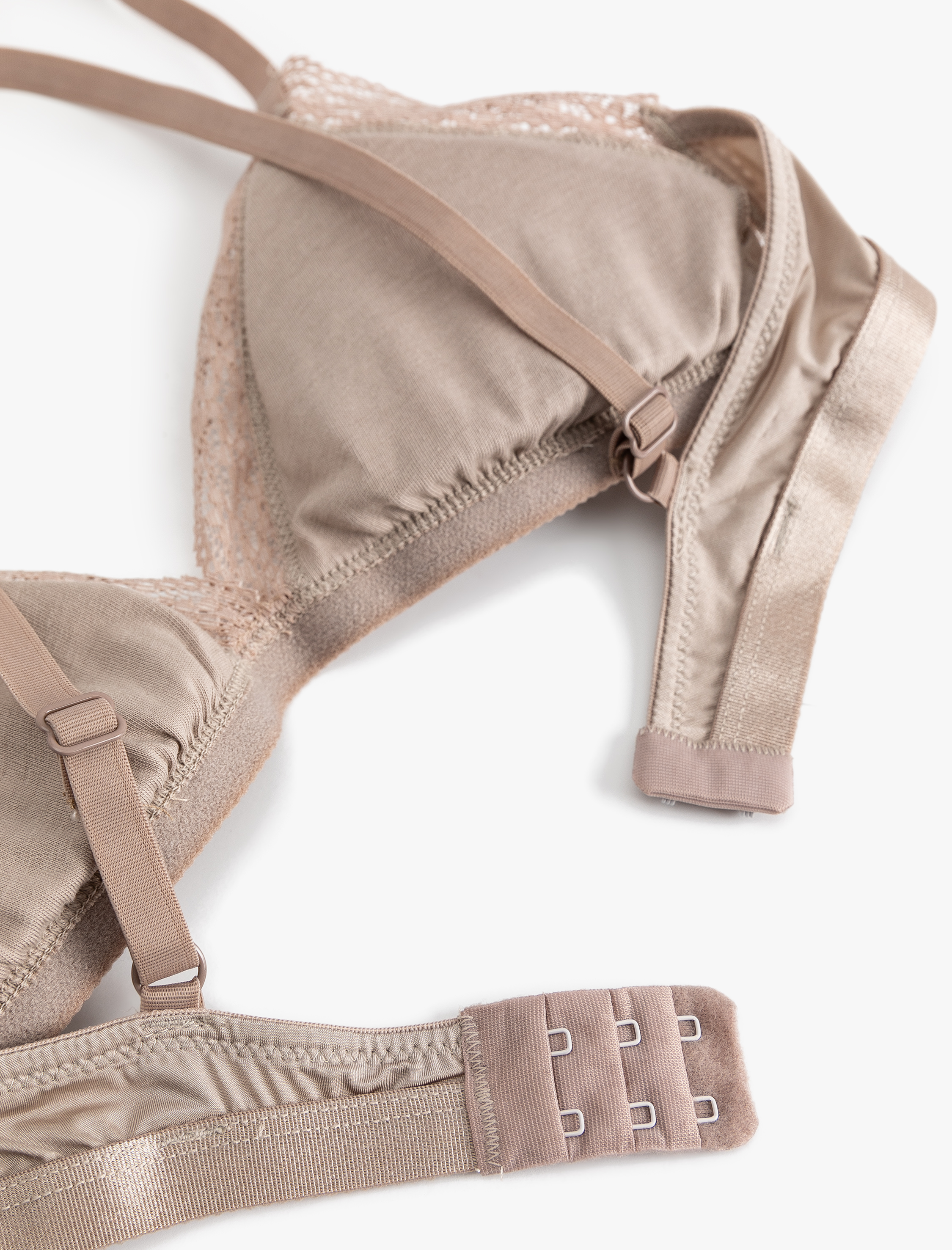 Dantel Detaylı Rahat Kalıp Desteksiz Balensiz Sütyen