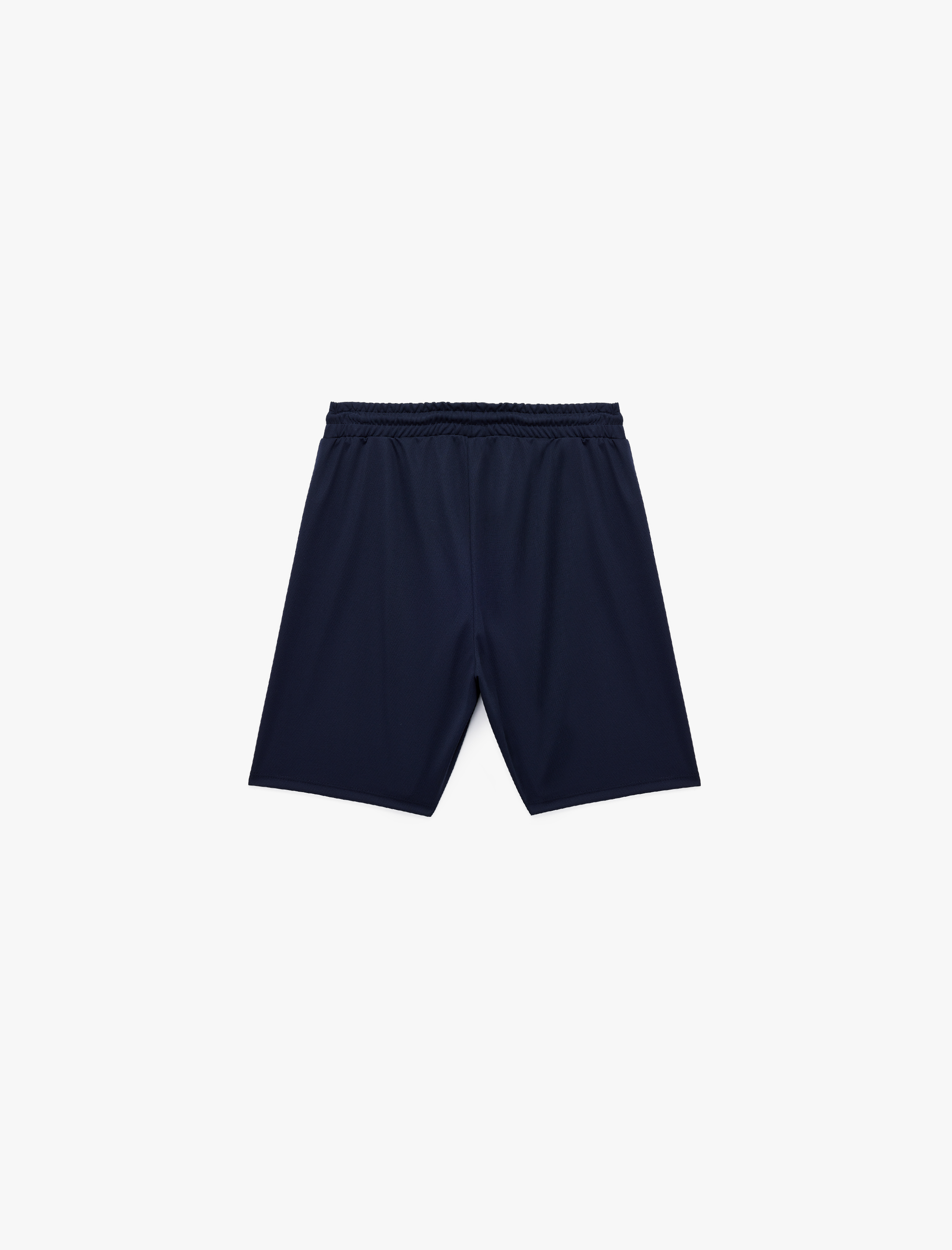   Baskılı Cep Detaylı Beli Bağcıklı Spor Şort